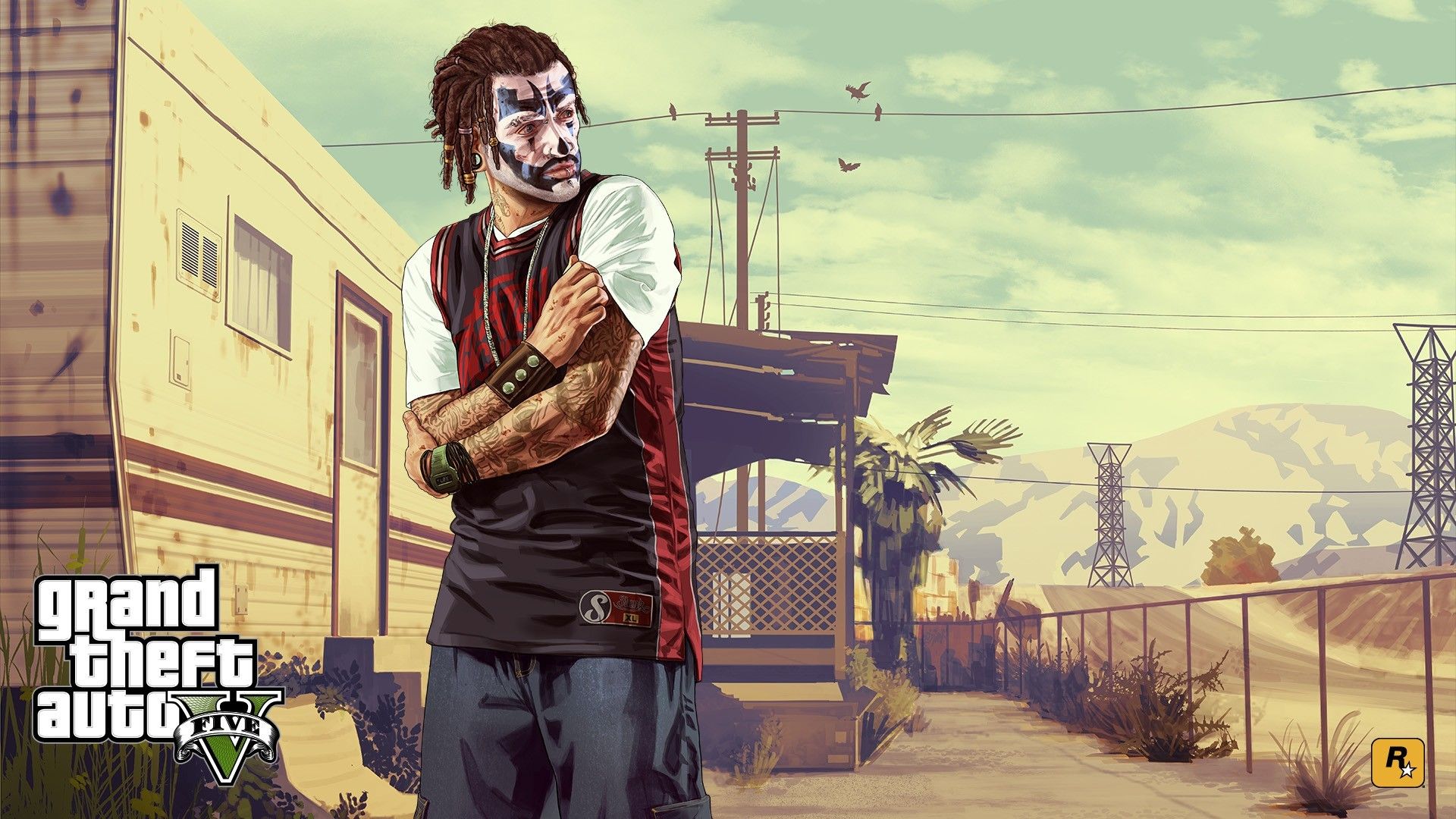 Wallpaper Wade Hebert, Grand Theft Auto V, Gta, Rockstar 5 HD Wallpaper