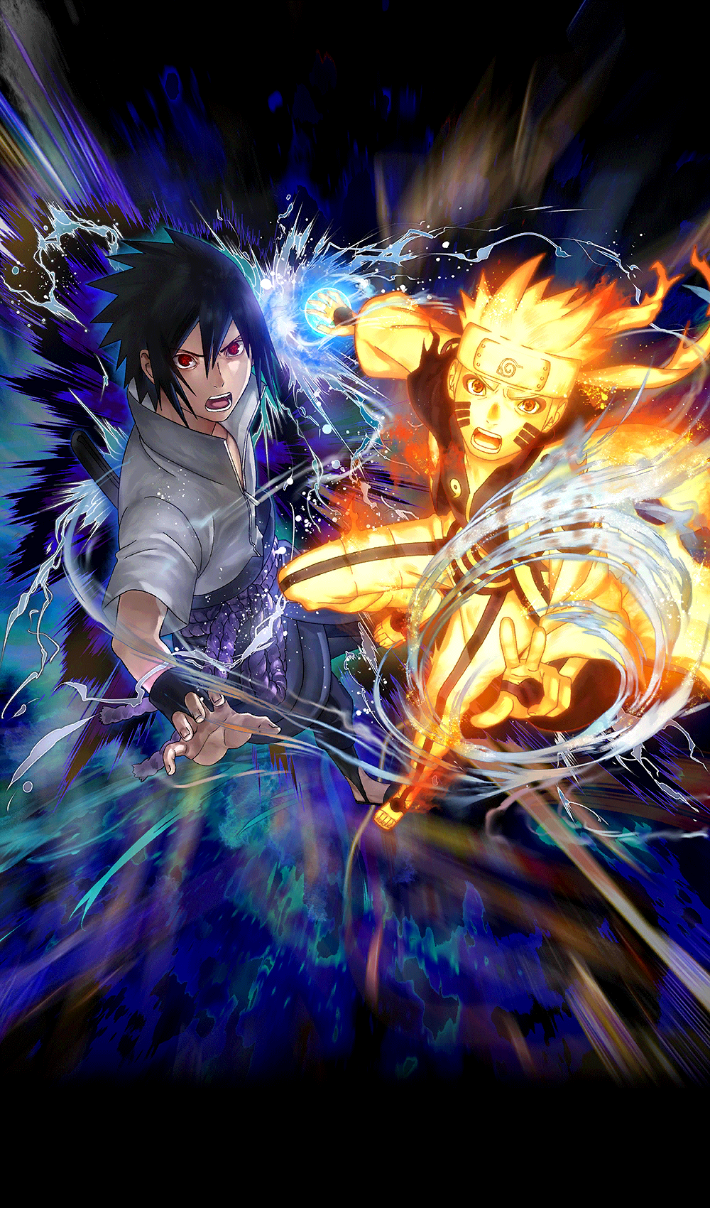 Rinne Sharingan Sasuke, Six Paths Sage Naruto (Naruto Shippuden Ultimate Ninja Blazing)