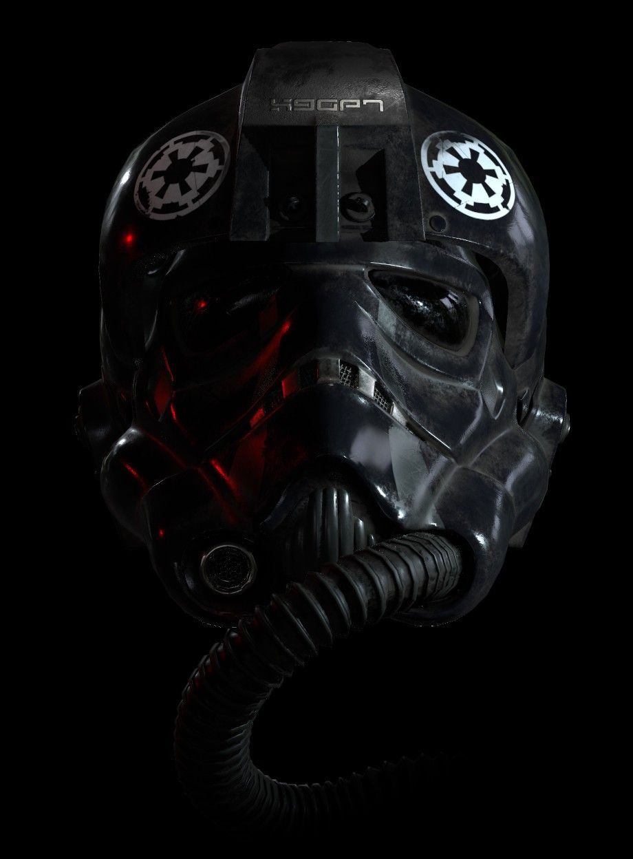 Star Wars: TIE Fighter Pilot Helmet. Star wars image, Star wars geek, Dark side star wars