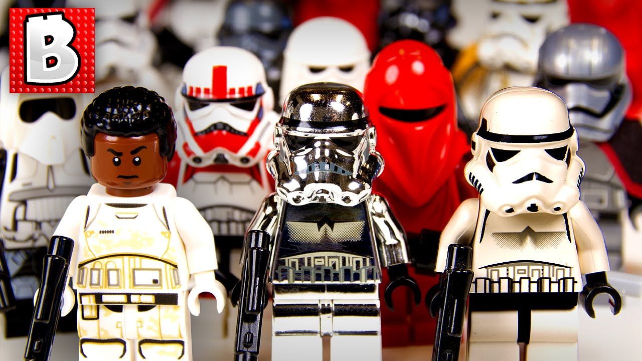 Every Lego Stormtrooper Minifigure Ever!!! + Rare Chrome Trooper!