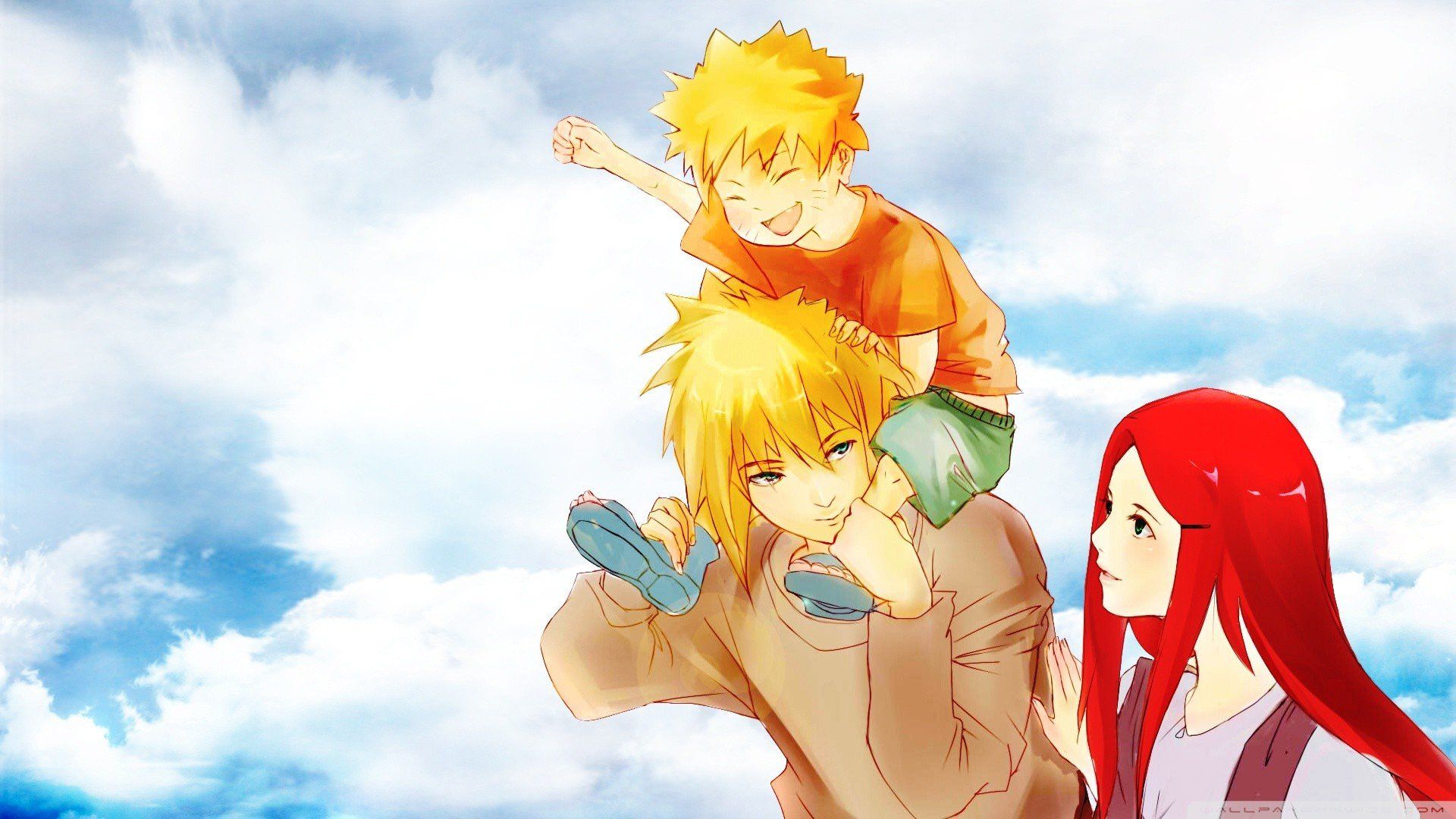 Clouds family Naruto: Shippuden Minato .wallpaperup.com