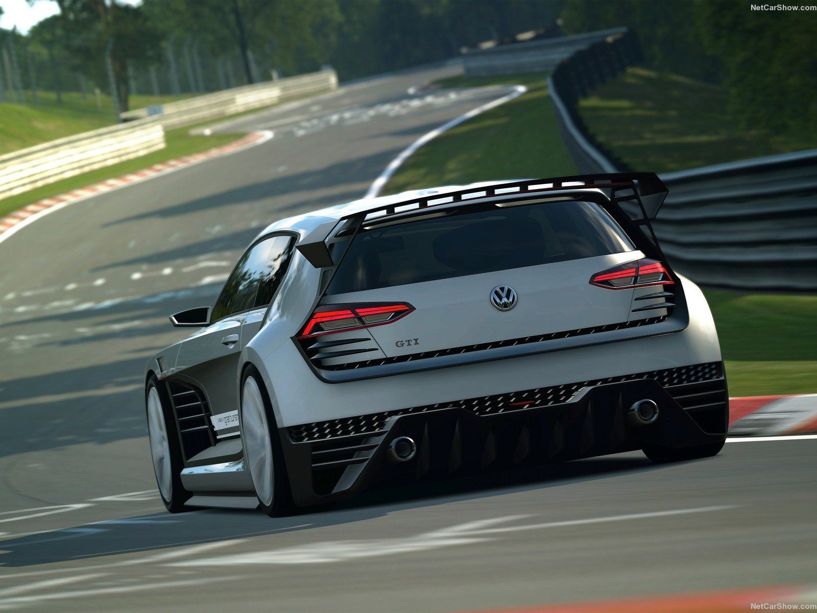 Volkswagen GTI Supersport Vision Gran Turismo Concept cars videogames wallpaperx1200