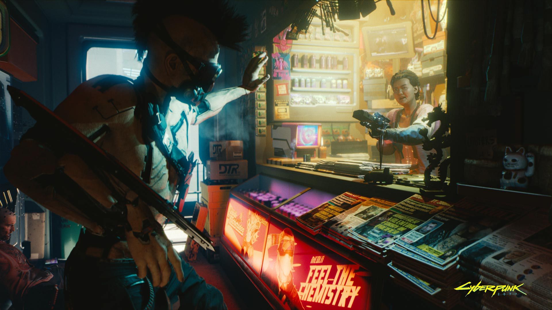 Will there be a Cyberpunk 2077 cookbook? “I mean, it did get a chair”