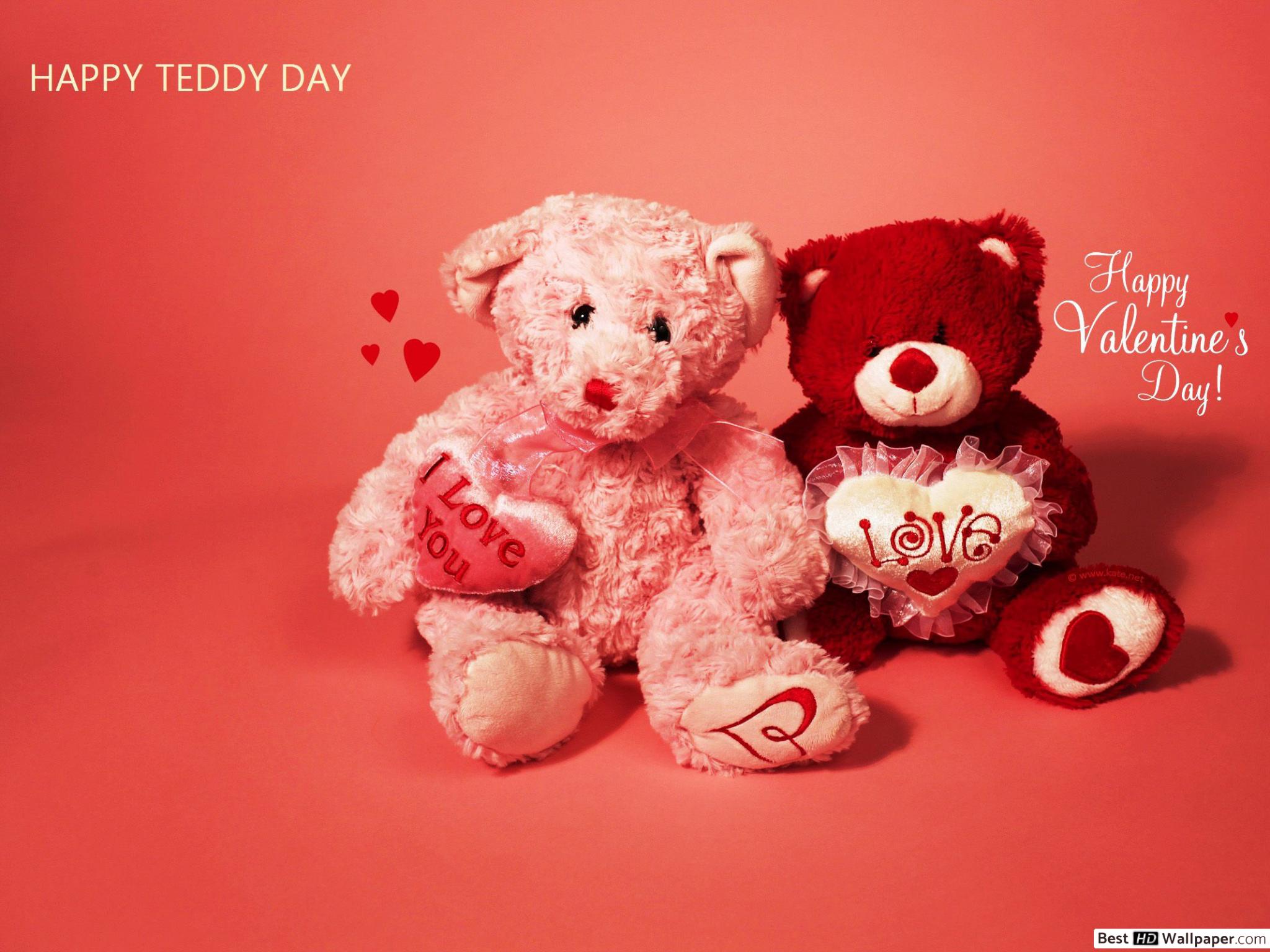 Valentine's day bears HD wallpaper download