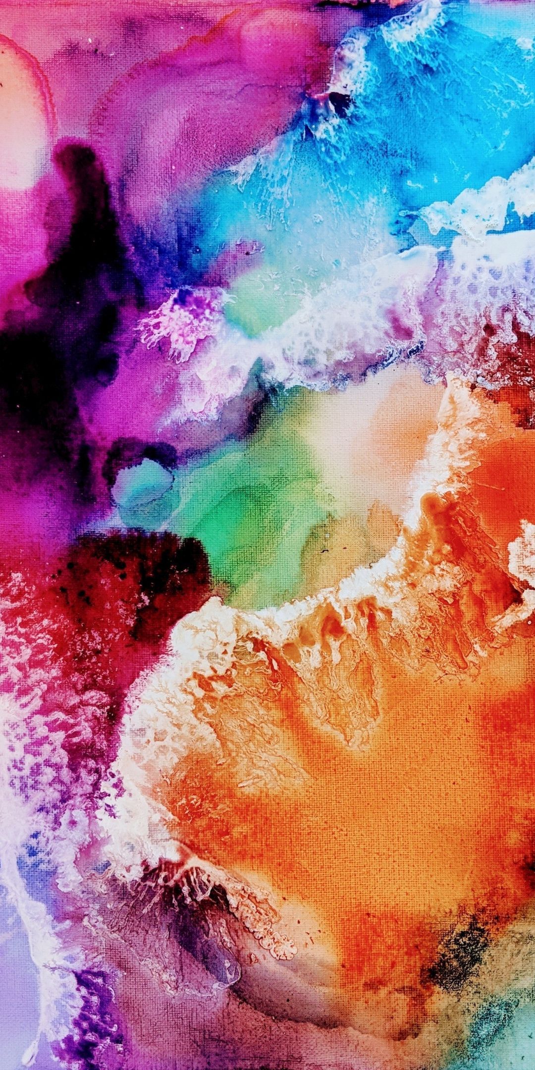 Texture, colorful, painting, abstract, 1080x2160 wallpaper. Wallpaper iphone quotes background, Abstract, Colorful abstract painting