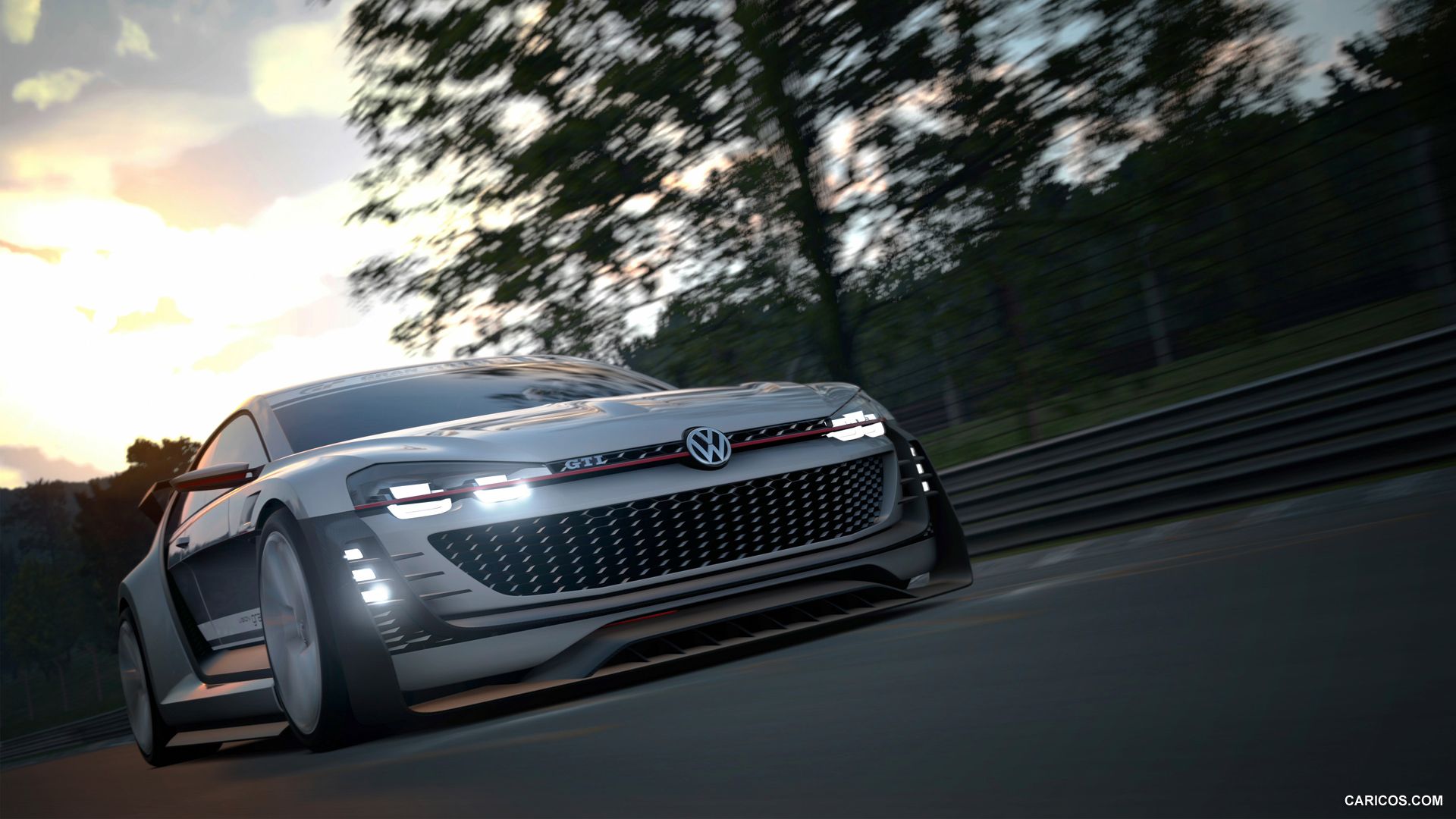 VW GTI Supersport Vision Gran Turismo Concept. HD Wallpaper