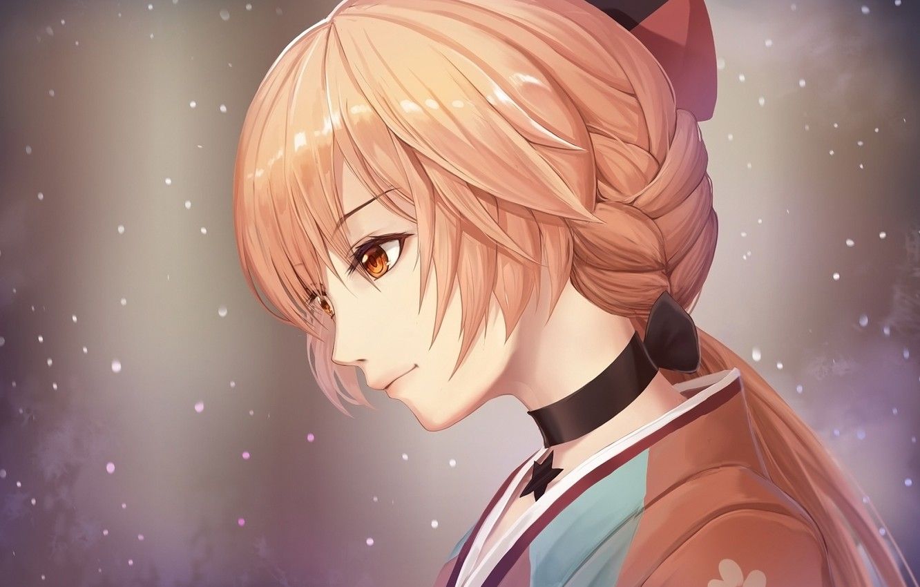 Wallpaper girl, anime, profile, Girls Frontline image for desktop, section сёнэн