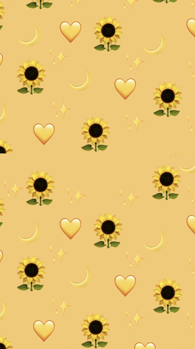 achtergrond. iPhone wallpaper yellow, Emoji wallpaper iphone, Pretty wallpaper