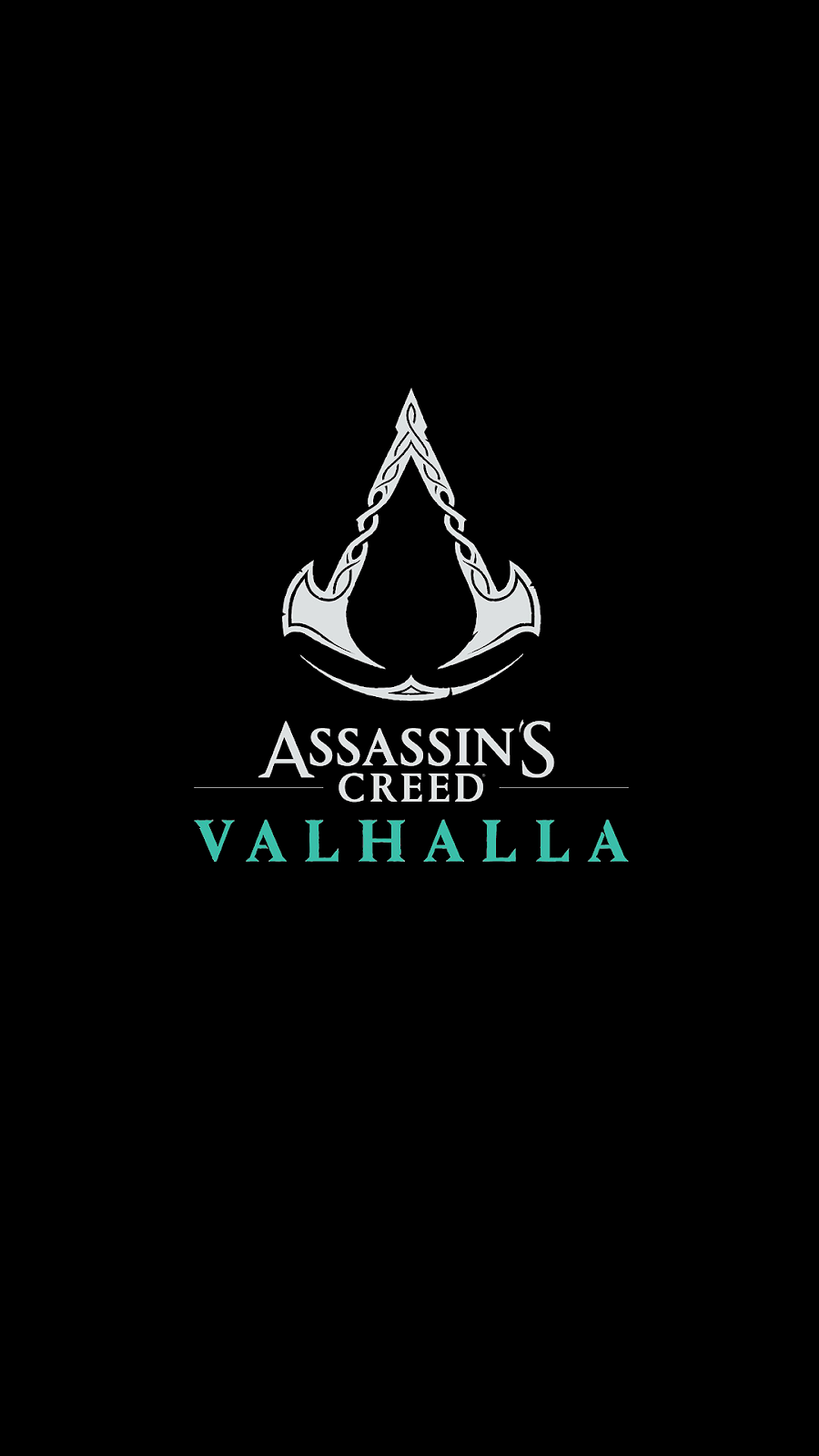 Assassin's Creed Valhalla Logo Wallpaper