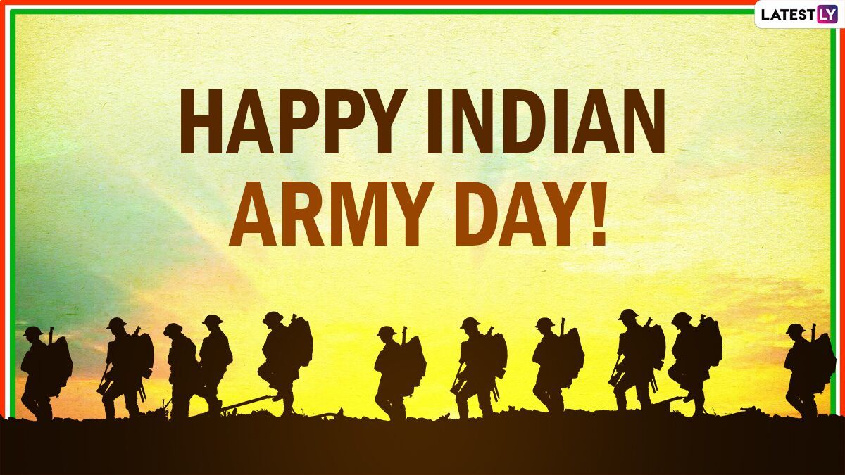 Festivals & Events News. Indian Army Day 2021 Wishes, Messages, WhatsApp Stickers and HD Image
