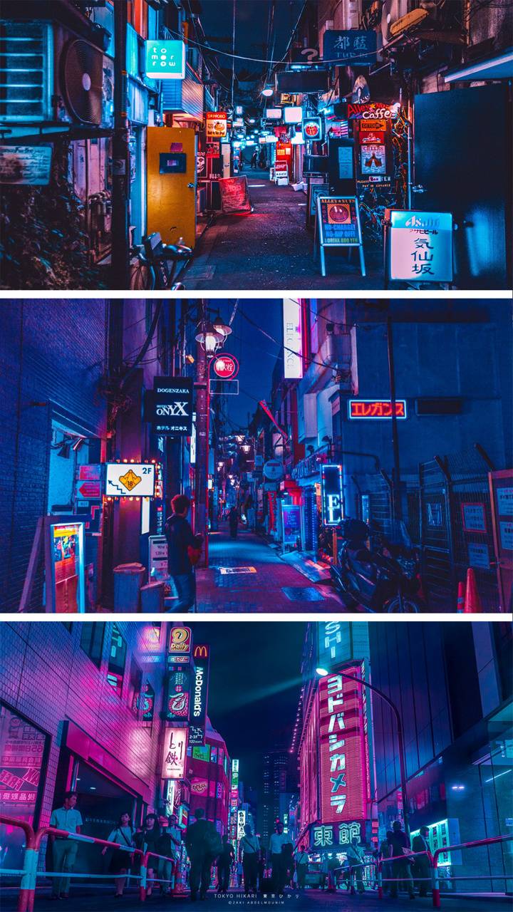 Neon Streets wallpaper