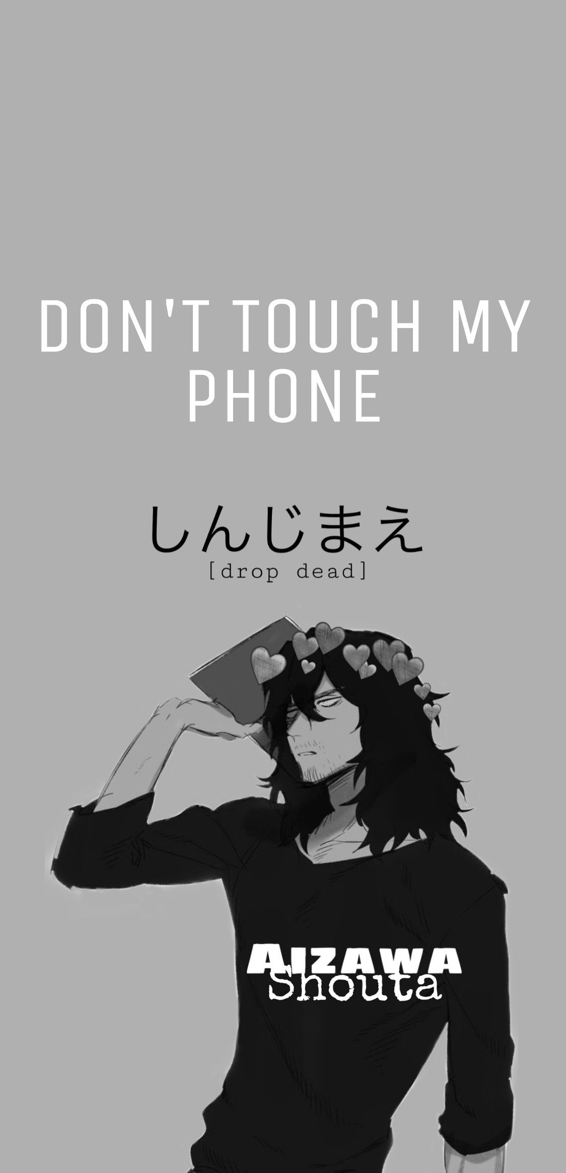 Aizawa shouta wallpaper. Dont touch my phone anime, Anime lock screen wallpaper, Anime background wallpaper