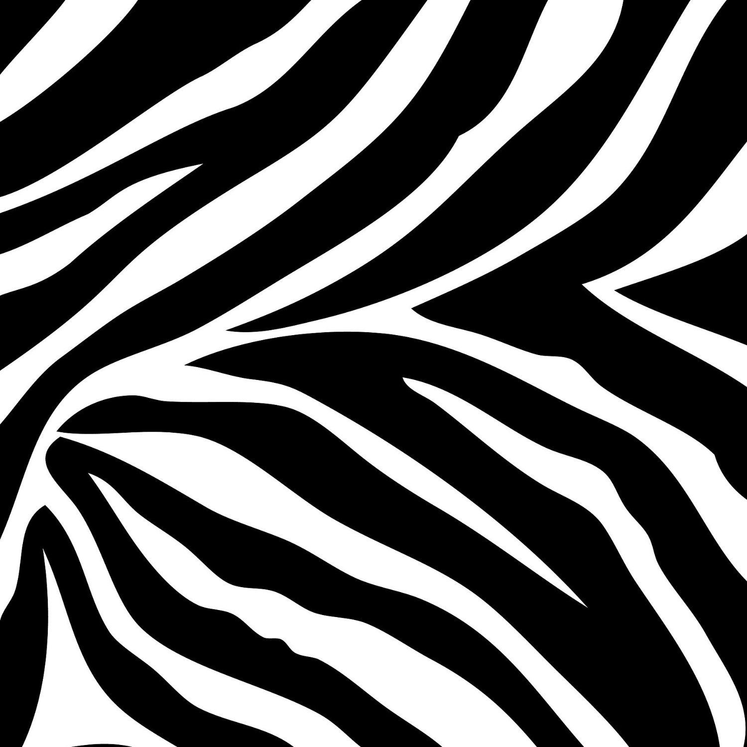 Zebra Print Wallpaper Border