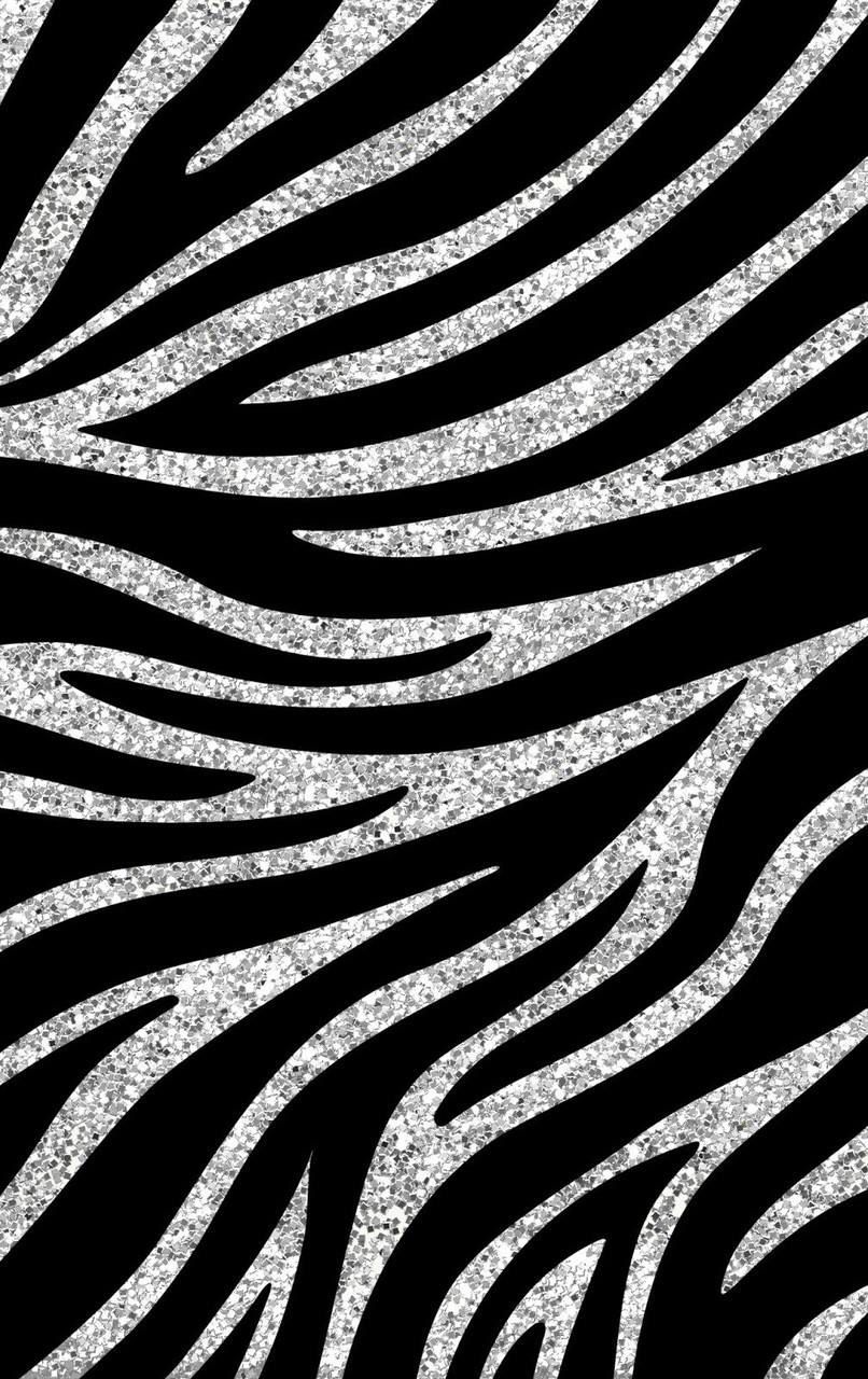 Glittery Zebra Wallpaper. Zebra print wallpaper, Zebra wallpaper, Animal print wallpaper