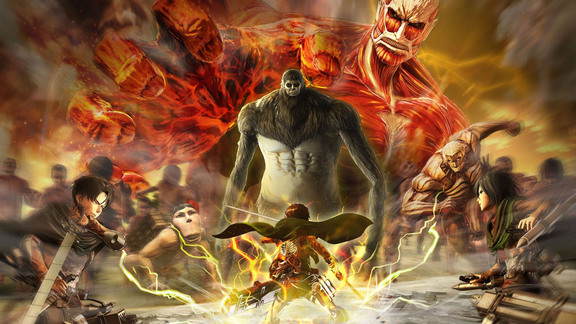 Free Attack On Titan 2 Wallpaper In On Titan 2 Final Battle Game