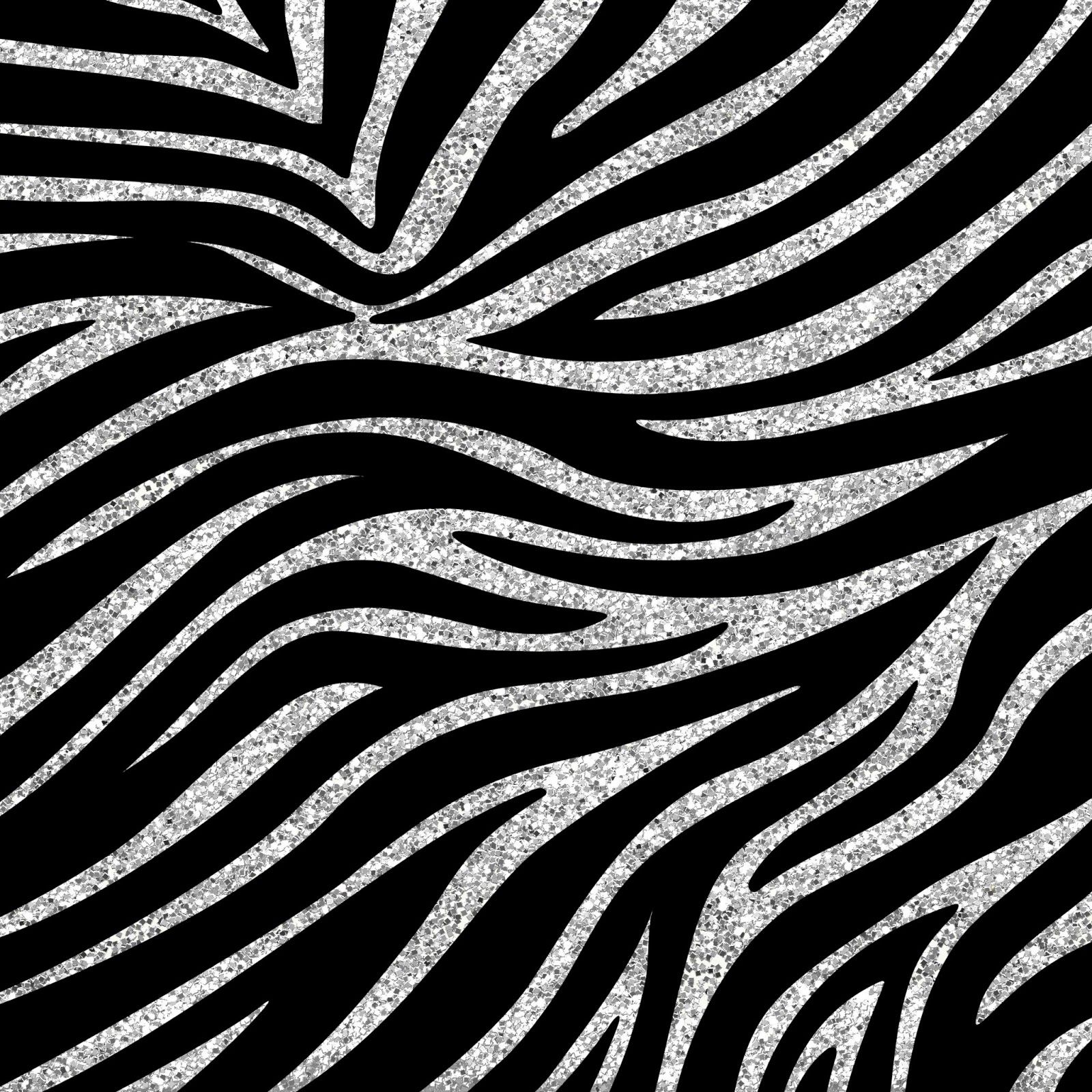 Glitter Zebra Print Digital Paper Freebie Zebra Print HD Wallpaper