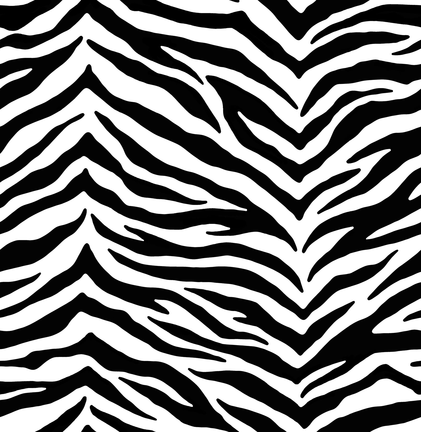 Black And White Zebra Print Wallpaper Print Motif