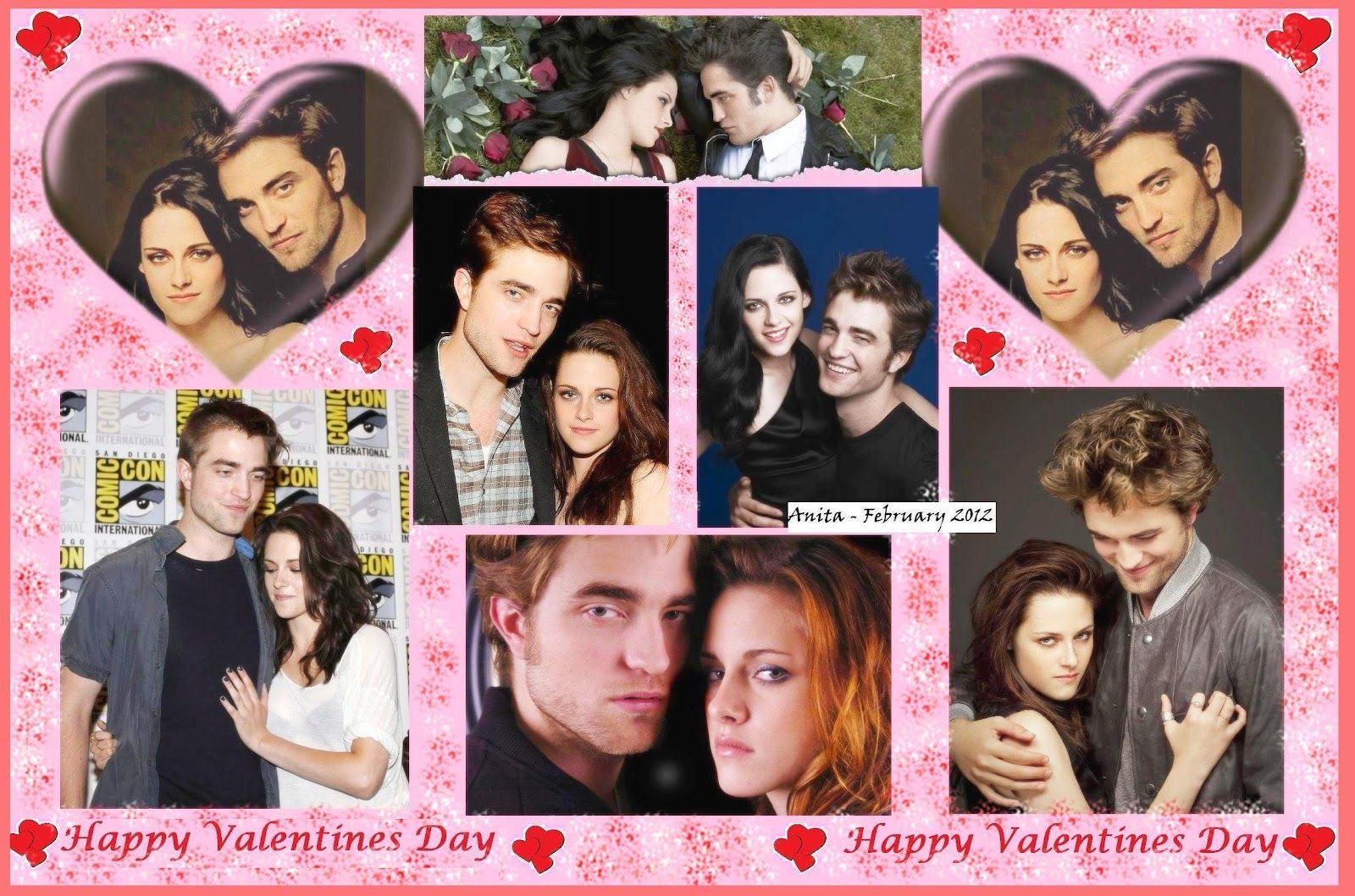 Robert and Kristen Collages: Happy Valentine's Day Collages