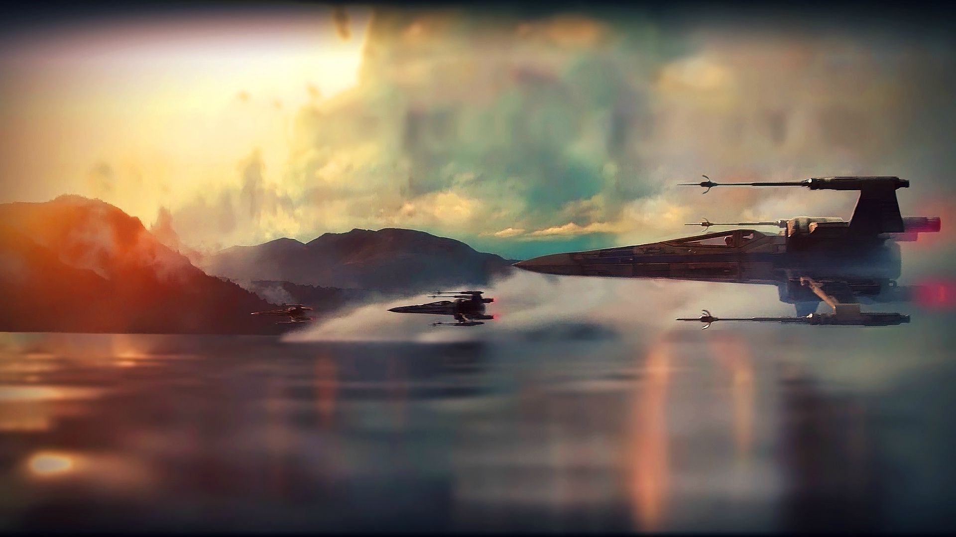 Star Wars, Star Wars: Episode VII The Force Awakens, X wing Wallpaper HD / Desktop and Mobile Background
