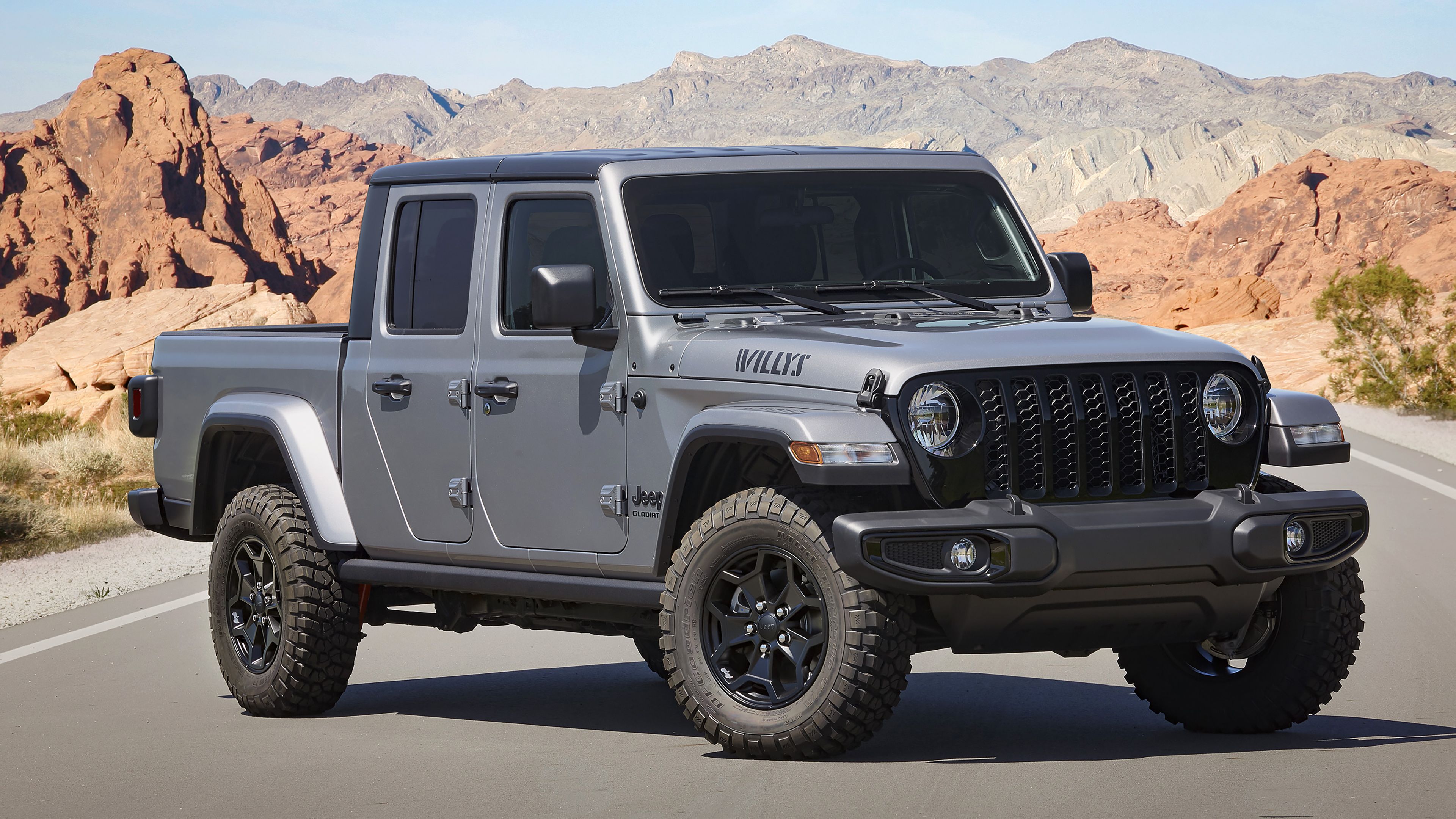 Jeep Gladiator Willys 4K Wallpaper. HD Car Wallpaper