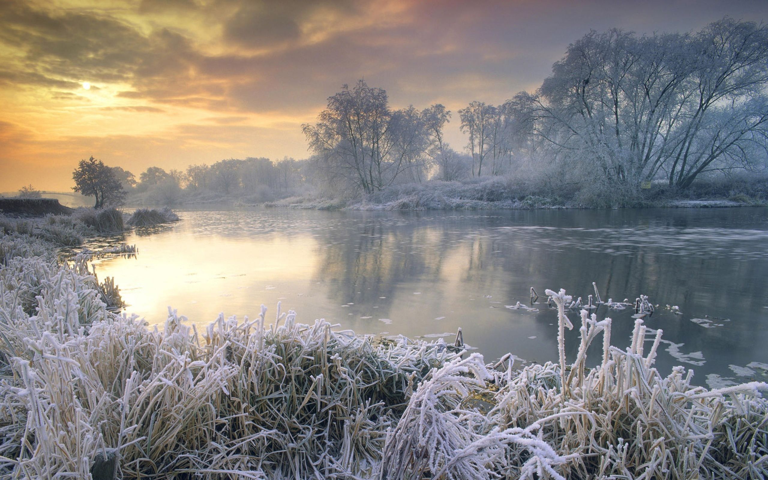 Winter Pond Wallpapers - Wallpaper Cave