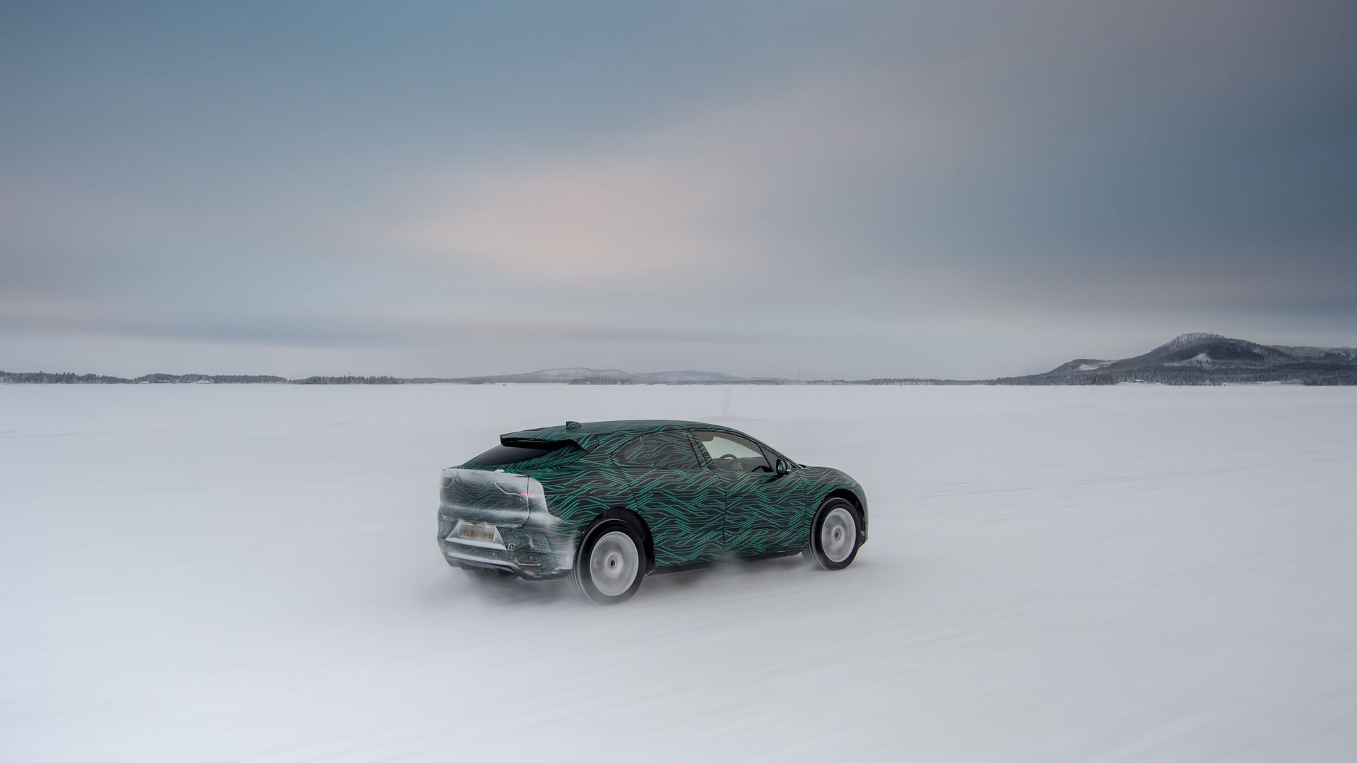 Download Wallpaper 1920x1080 Jaguar I Pace, Jaguar, Snow, Winter, Off Road Full Hd, Hdtv, Fhd, 1080p HD Background