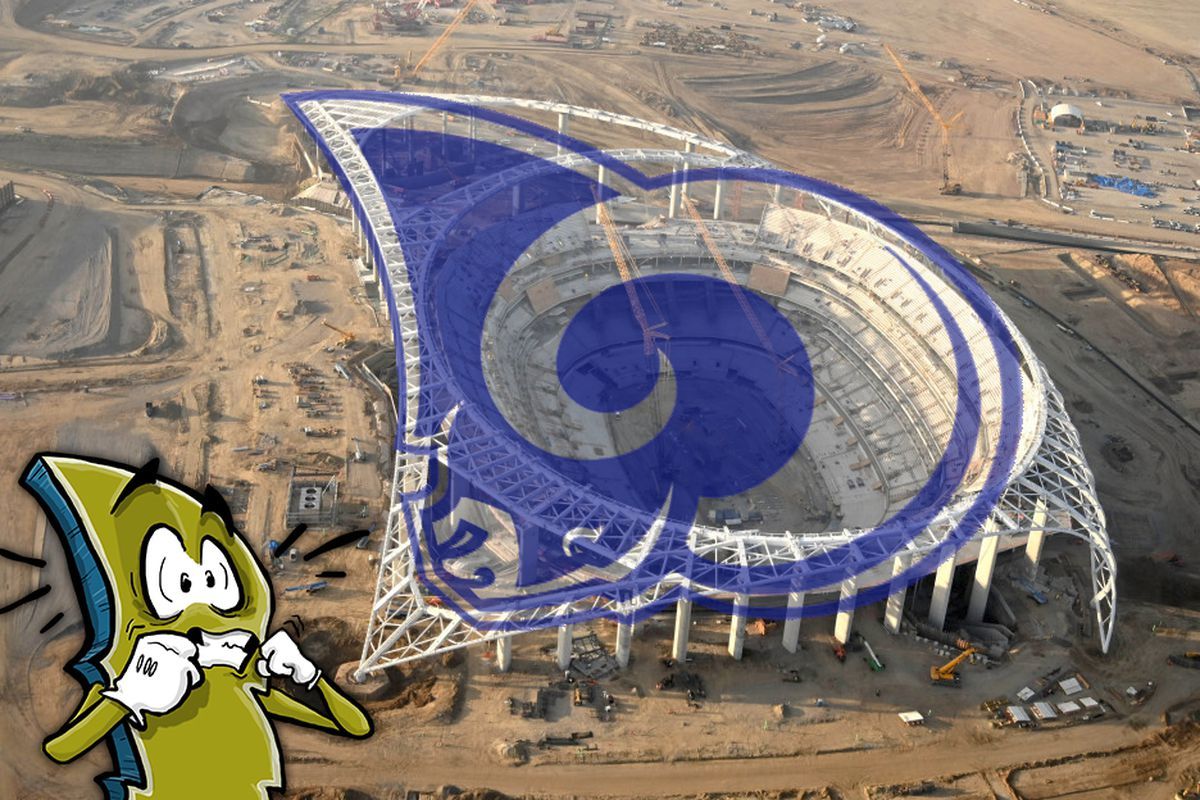 Stadium Talk: Does SoFi Stadium look like the Rams logo? From The Blue