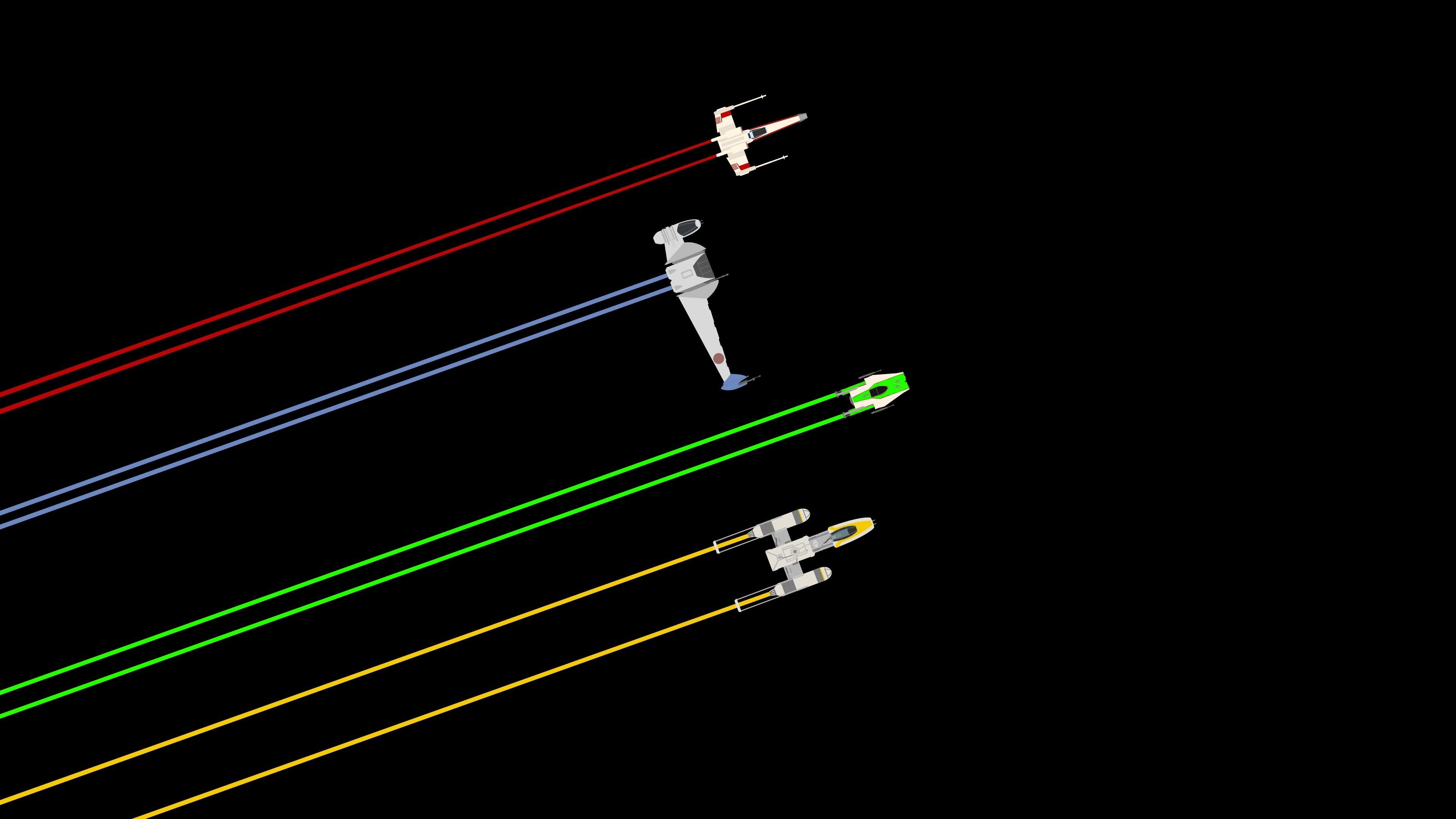 Rogue Squadron Minimalist wallpaper