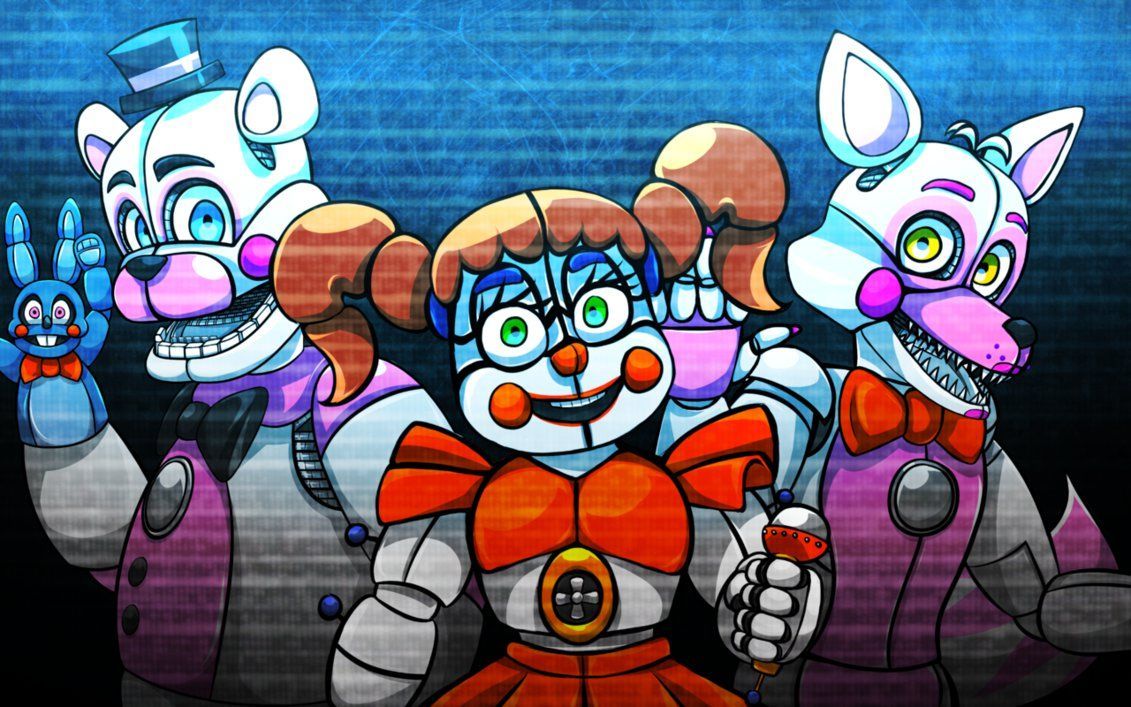 Fnaf Fanart Sister Location HD Wallpaper