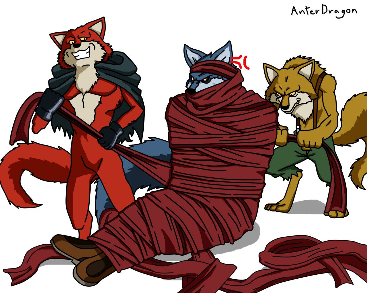 Trio De Dangers playing by AnterDragon. - Fur Affinity [dot] net