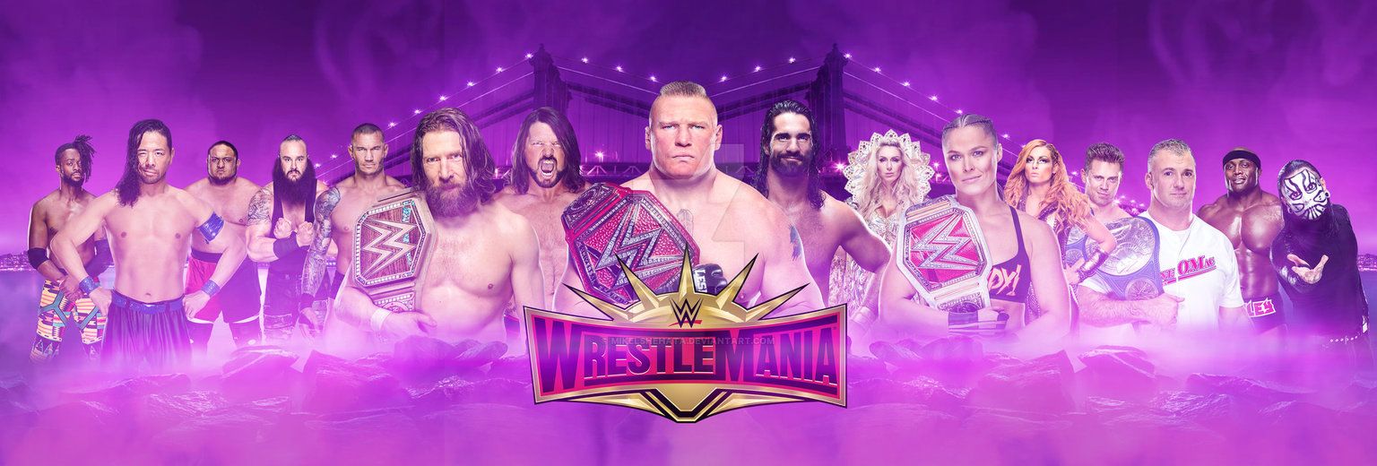 Free download WWE WrestleMania 35 New Wallpaper by mikelshehata [1536x520] for your Desktop, Mobile & Tablet. Explore WWE Wrestlemania 2019 Wallpaper. WWE Wrestlemania 2019 Wallpaper, WWE WrestleMania 32 Wallpaper, WWE WrestleMania 31 Wallpaper
