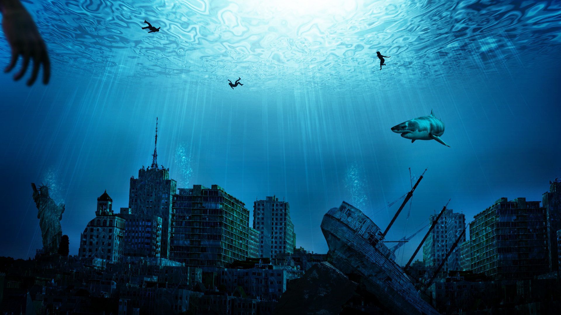 Underwater City Wallpaper HD By Samuels Graphics. Underwater City, City Wallpaper, Underwater