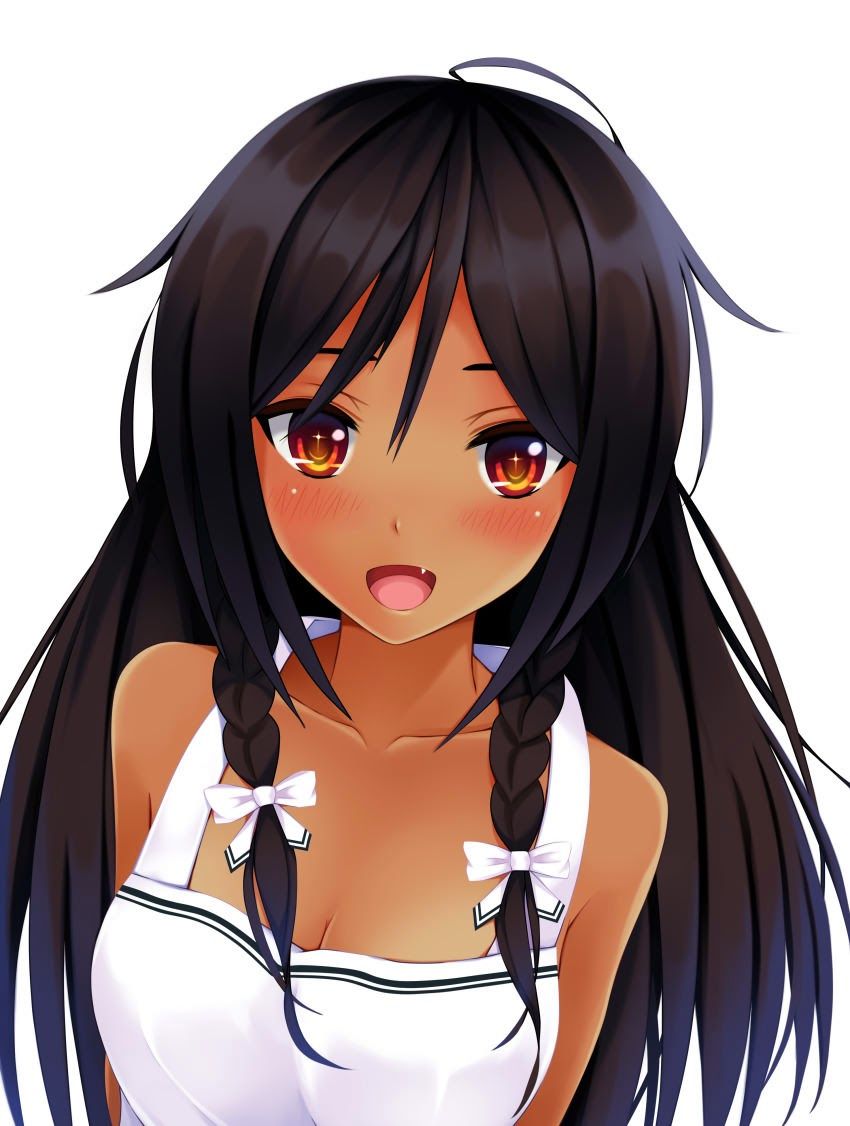 Darker skin anime girl Anime Girl Wallpaper