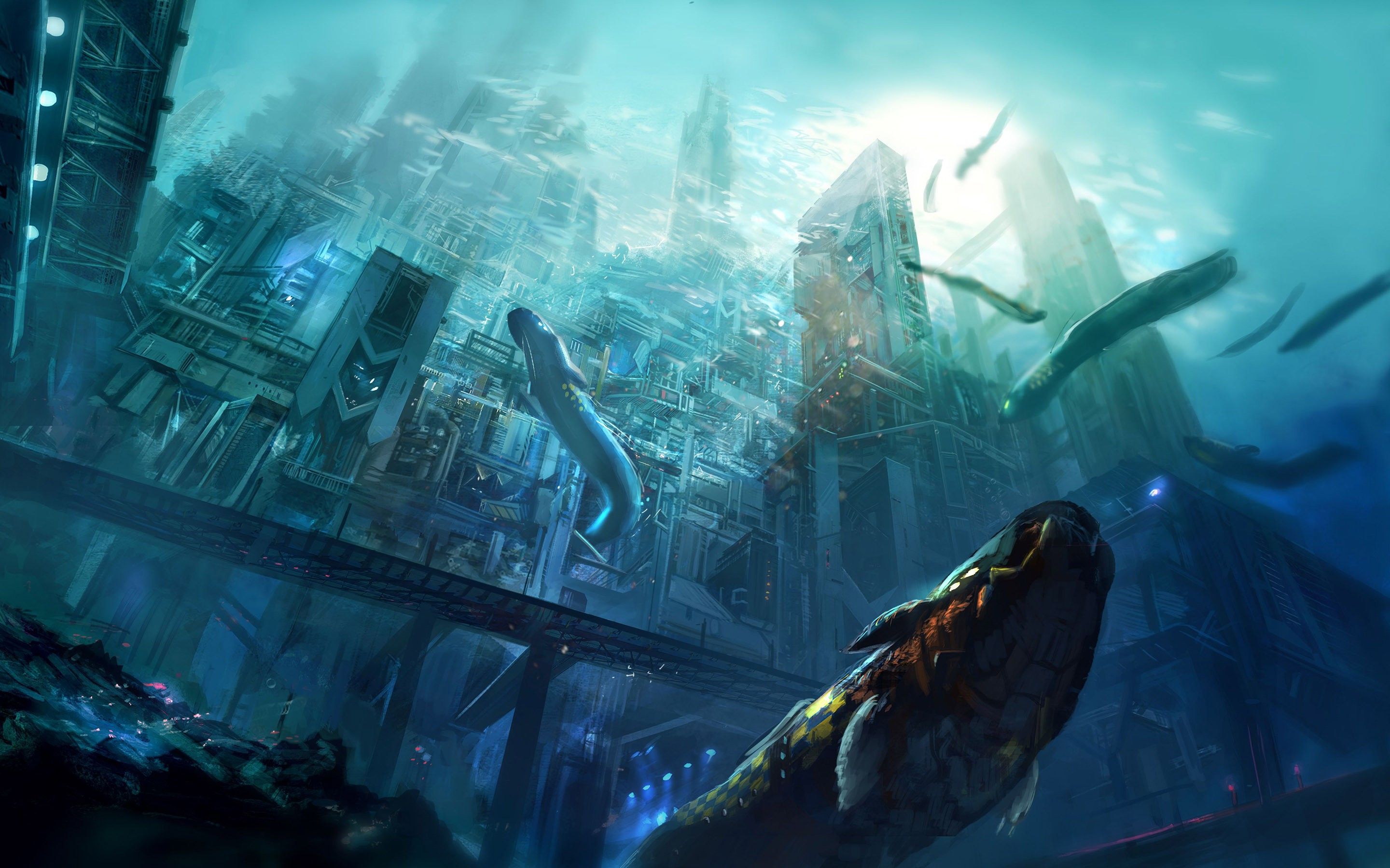 Free download Researcher claims to have found a huge underwater city found off [2880x1800] for your Desktop, Mobile & Tablet. Explore Submerged Wallpaper. Submerged Wallpaper