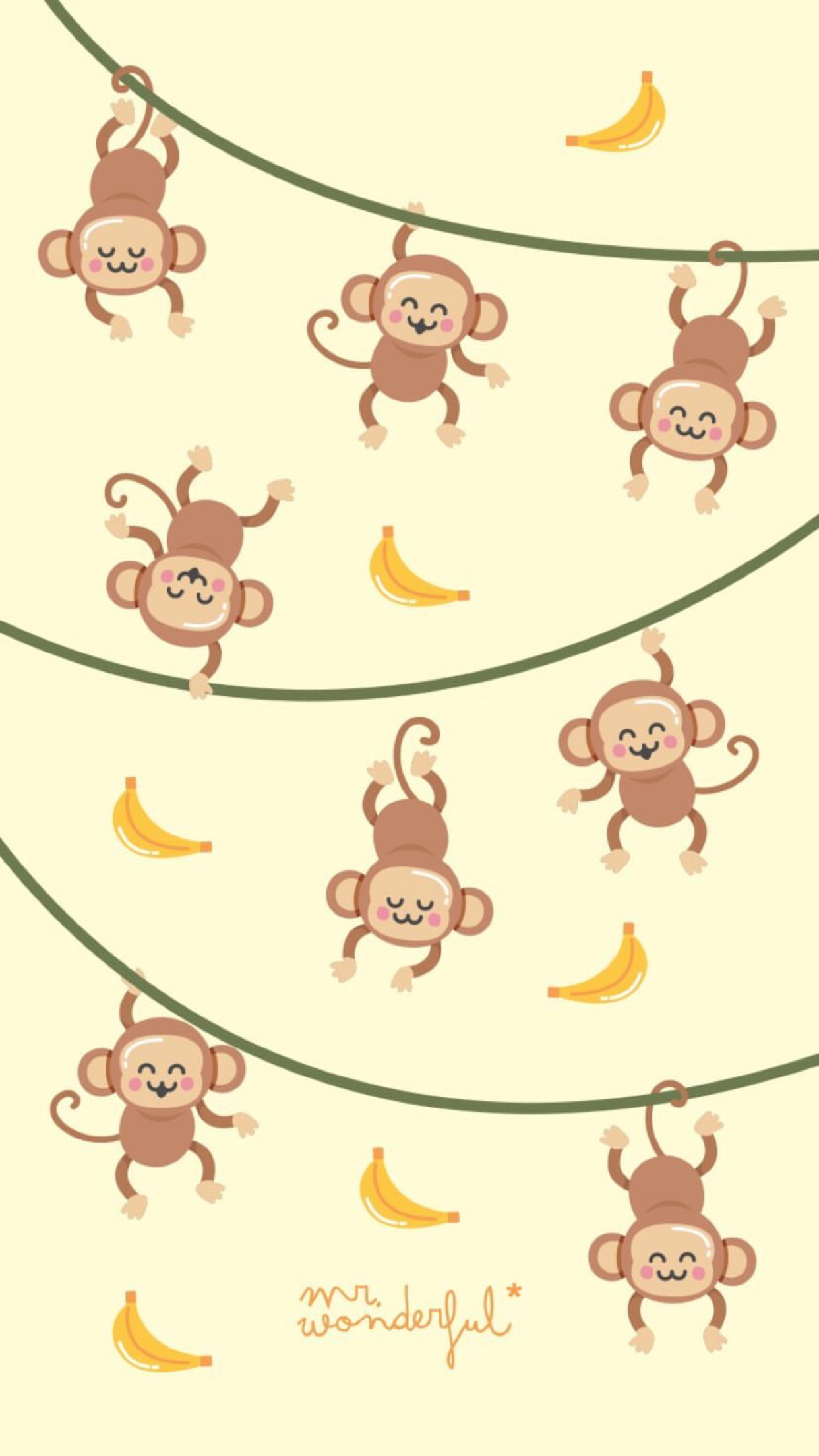 p i n t e r e s t, P e l i n Ç a l ı ş k a n❤. Monkey wallpaper, Wallpaper iphone cute, Kawaii wallpaper