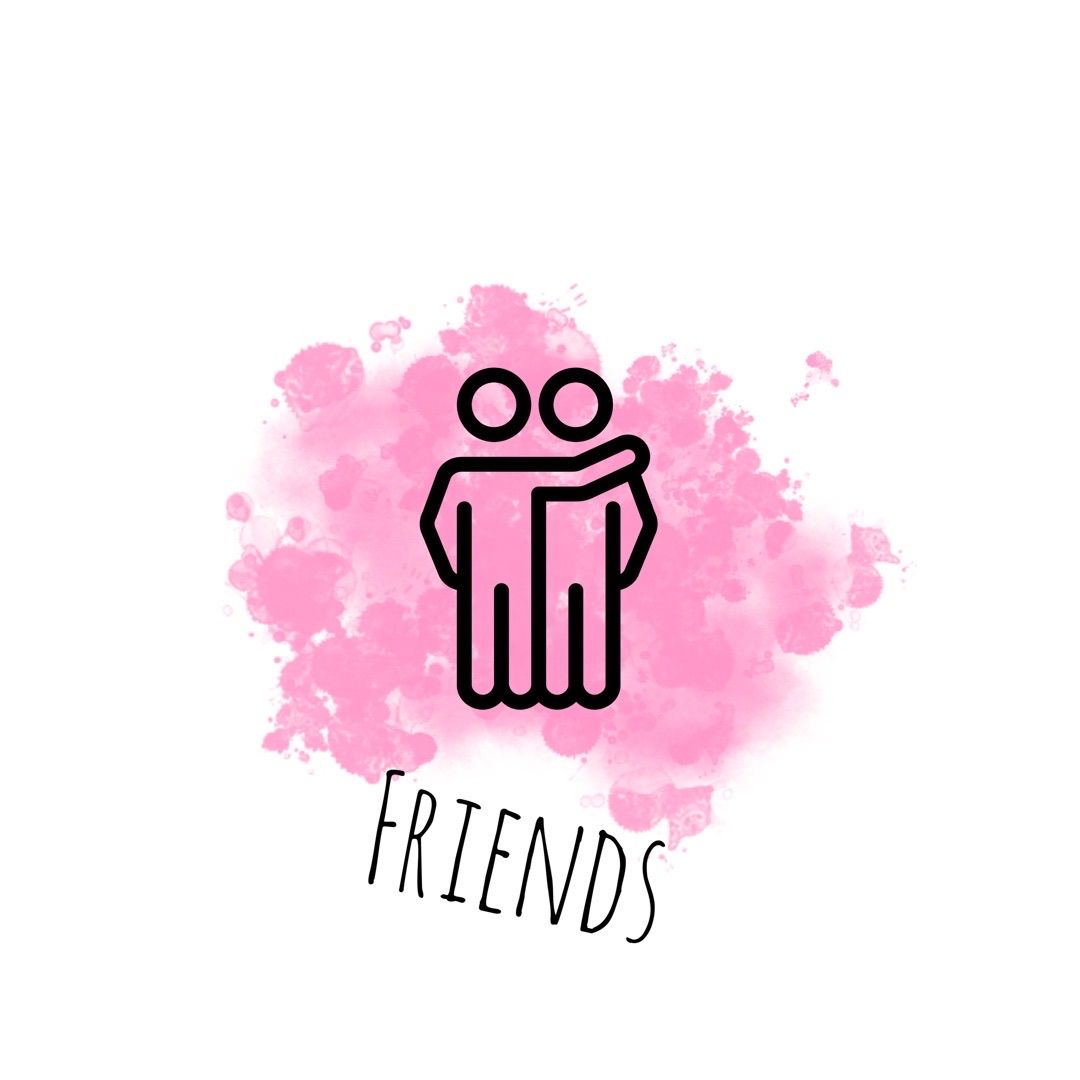 story instagram highlight covers pink friends