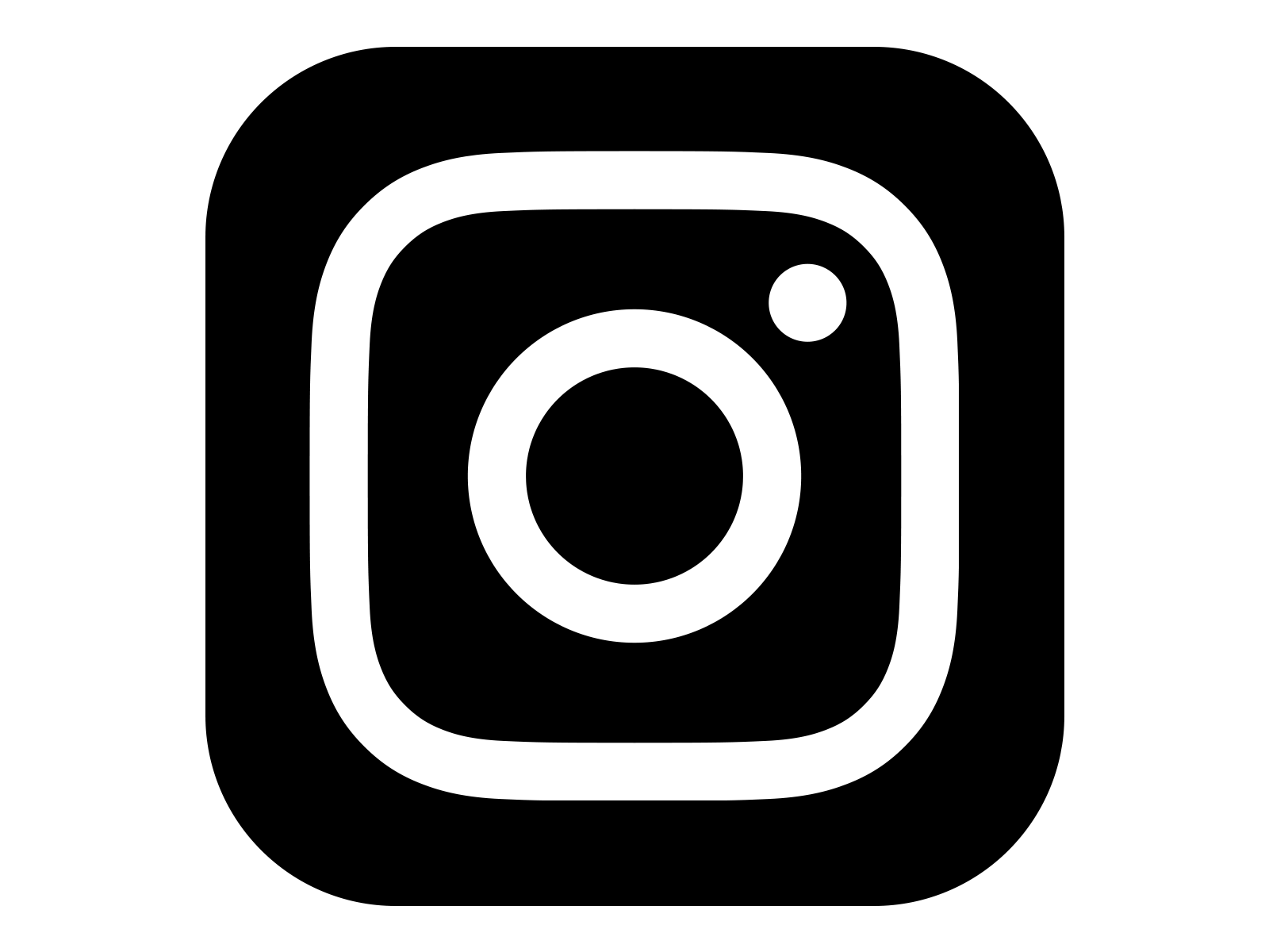 instagram symbol black background