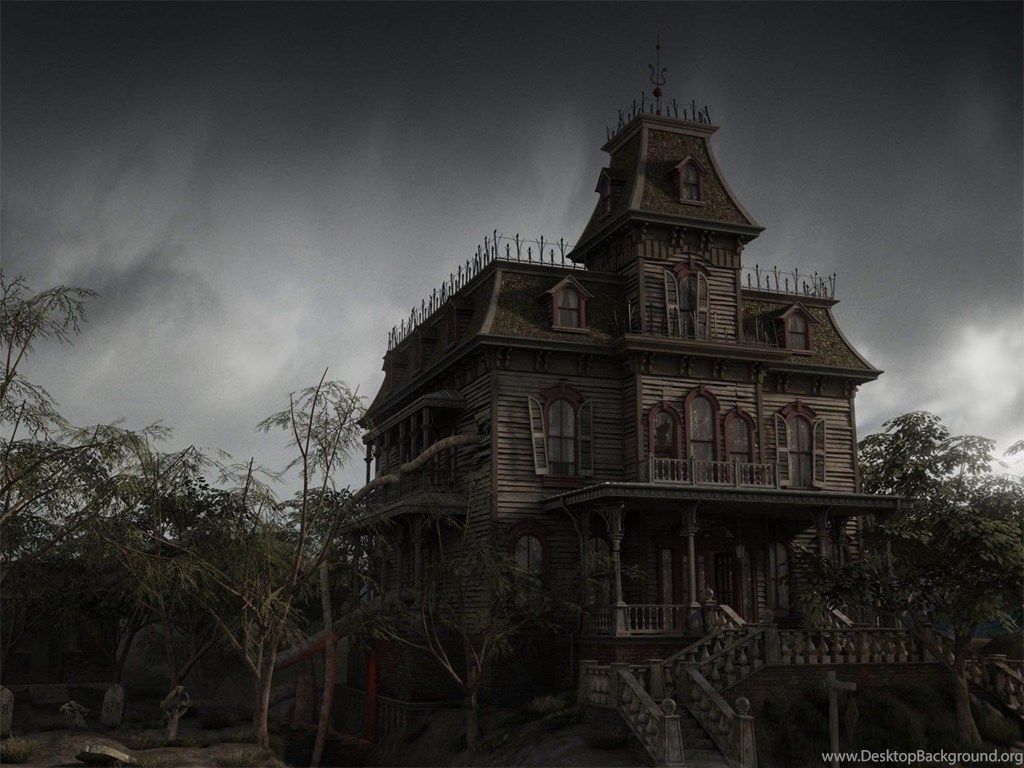 DARK OLD HOUSE Wallpaper Desktop Background