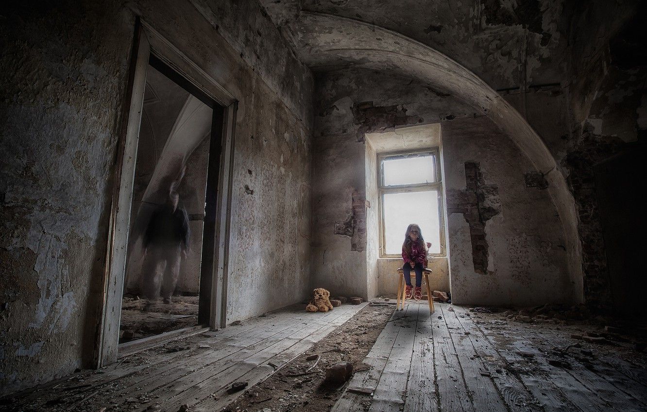 Wallpaper abandoned house, stop child violence, stop the violence child image for desktop, section ситуации