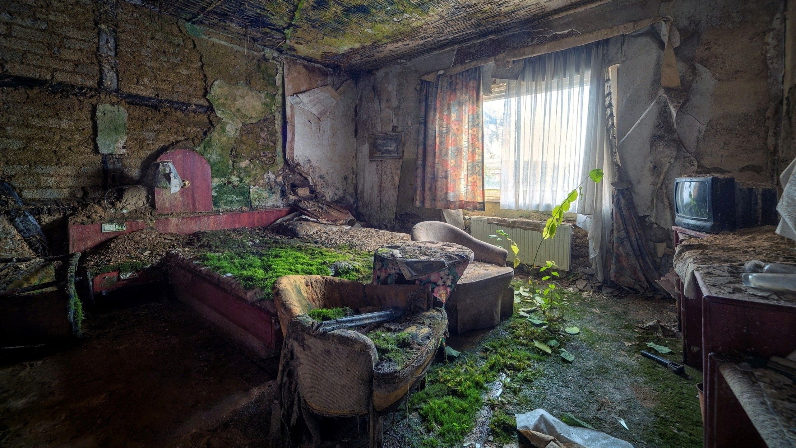 Free download Wallpaper green room interior abandoned abandoned house [2560x1440] for your Desktop, Mobile & Tablet. Explore Abandoned Wallpaper. Abandoned Places Wallpaper, Abandoned Cars Wallpaper, Faded Wallpaper