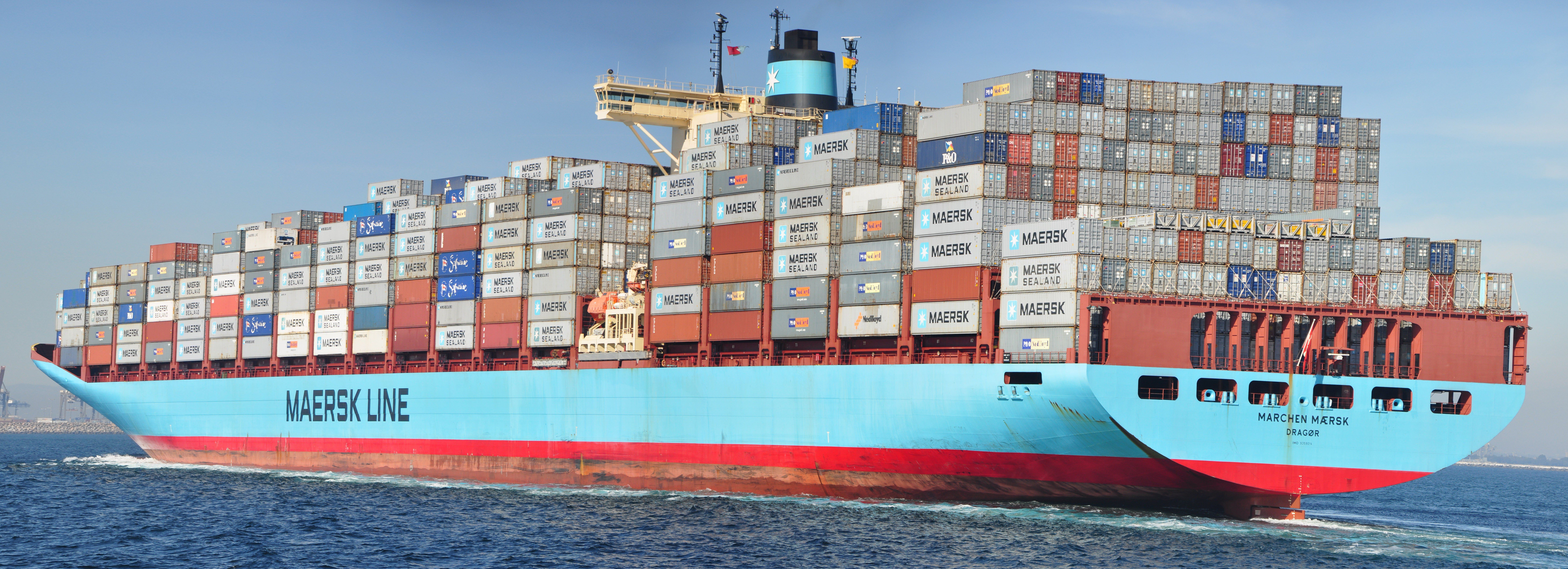 Maersk, Maersk Line, Cargo, Container ship, Dual monitors HD Wallpaper / Desktop and Mobile Image & Photo