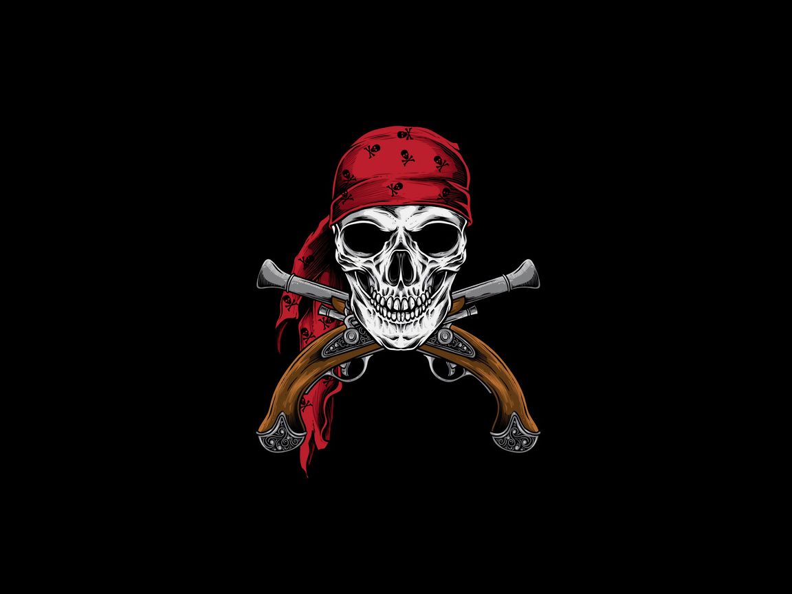 Pirate Skull 4k 1152x864 Resolution HD 4k Wallpaper, Image, Background, Photo and Picture
