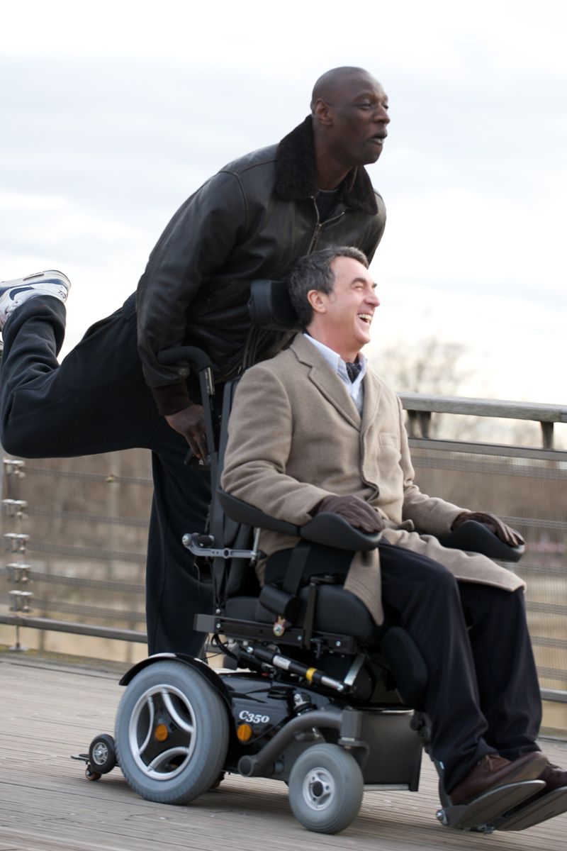 François Cluzet and Omar Sy in The Intouchables. The intouchables, Movies, Movie scenes