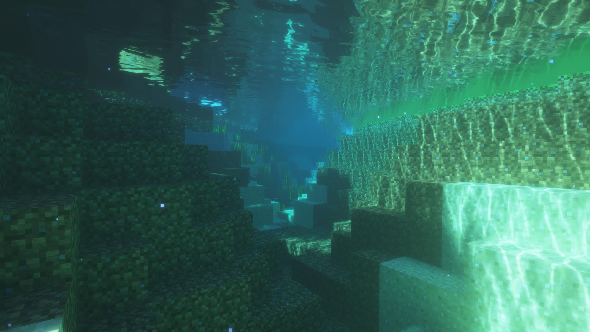 Underwater Minecraft Wallpaper