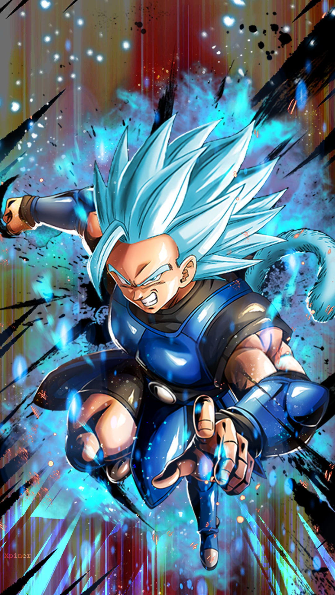 Dragon ball Legends Shallot ssj God by Bessalius Poster by Bessalius