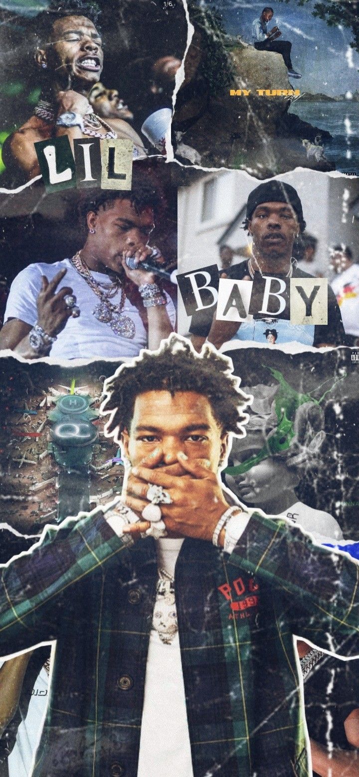 Lil Baby Wallpaper. Baby collage, Lil baby, Rapper wallpaper iphone