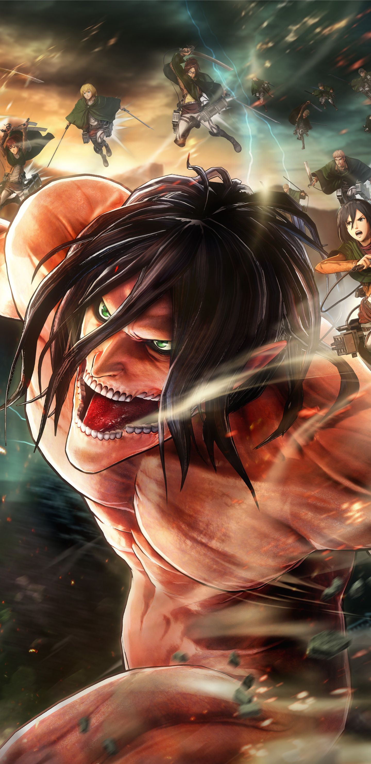Attack On Titan 2 Samsung Galaxy Note S S SQHD HD 4k Wallpaper, Image, Background, Photo and Picture