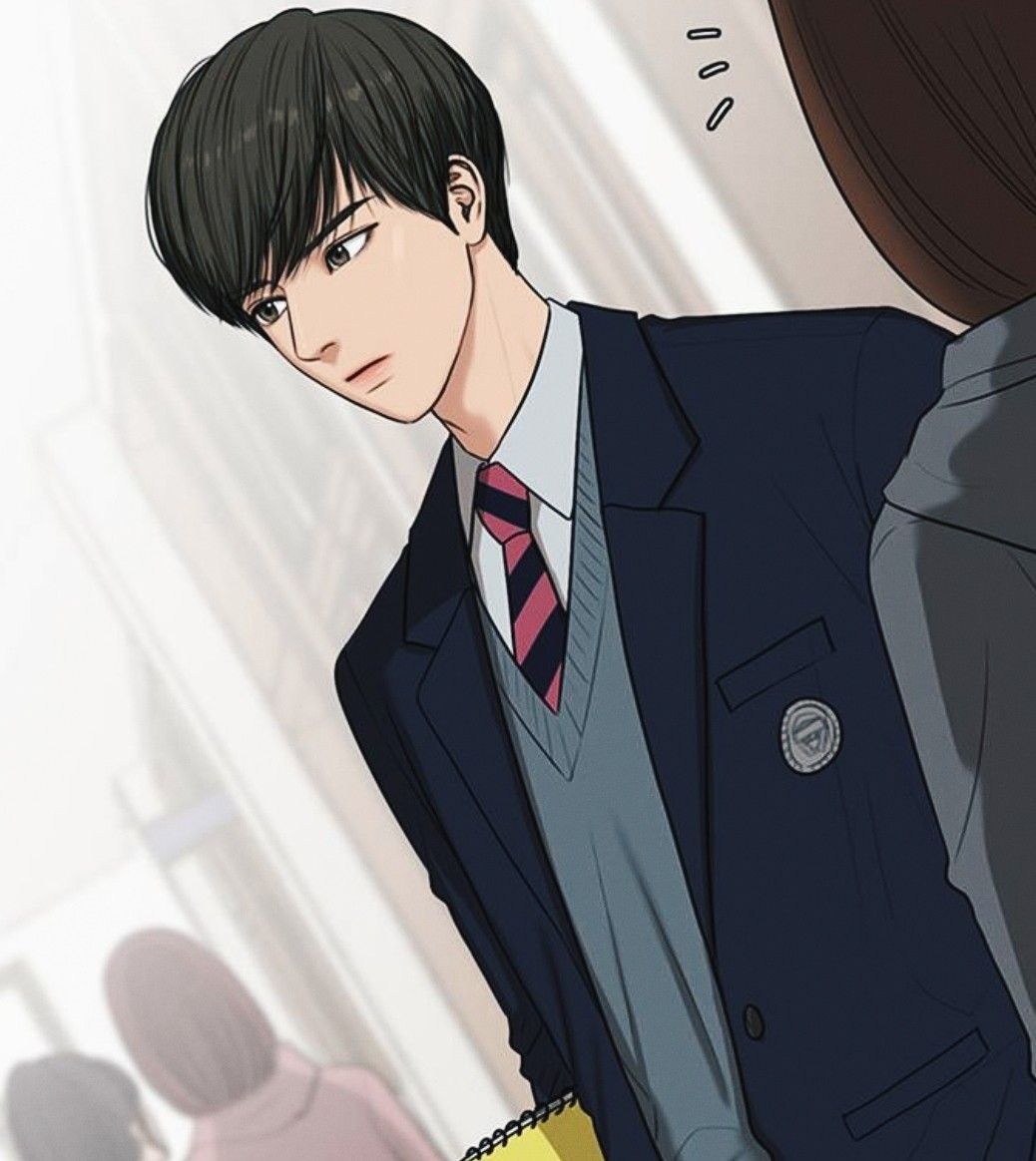 The Secret Of Angel. True Beauty. Webtoon. Seojun Han. Jukyung Lim. Suho Lee. Linewebtoon. Wallpaper. seojun. suho. jukyu. Gambar, Webtoon, Gambar anime