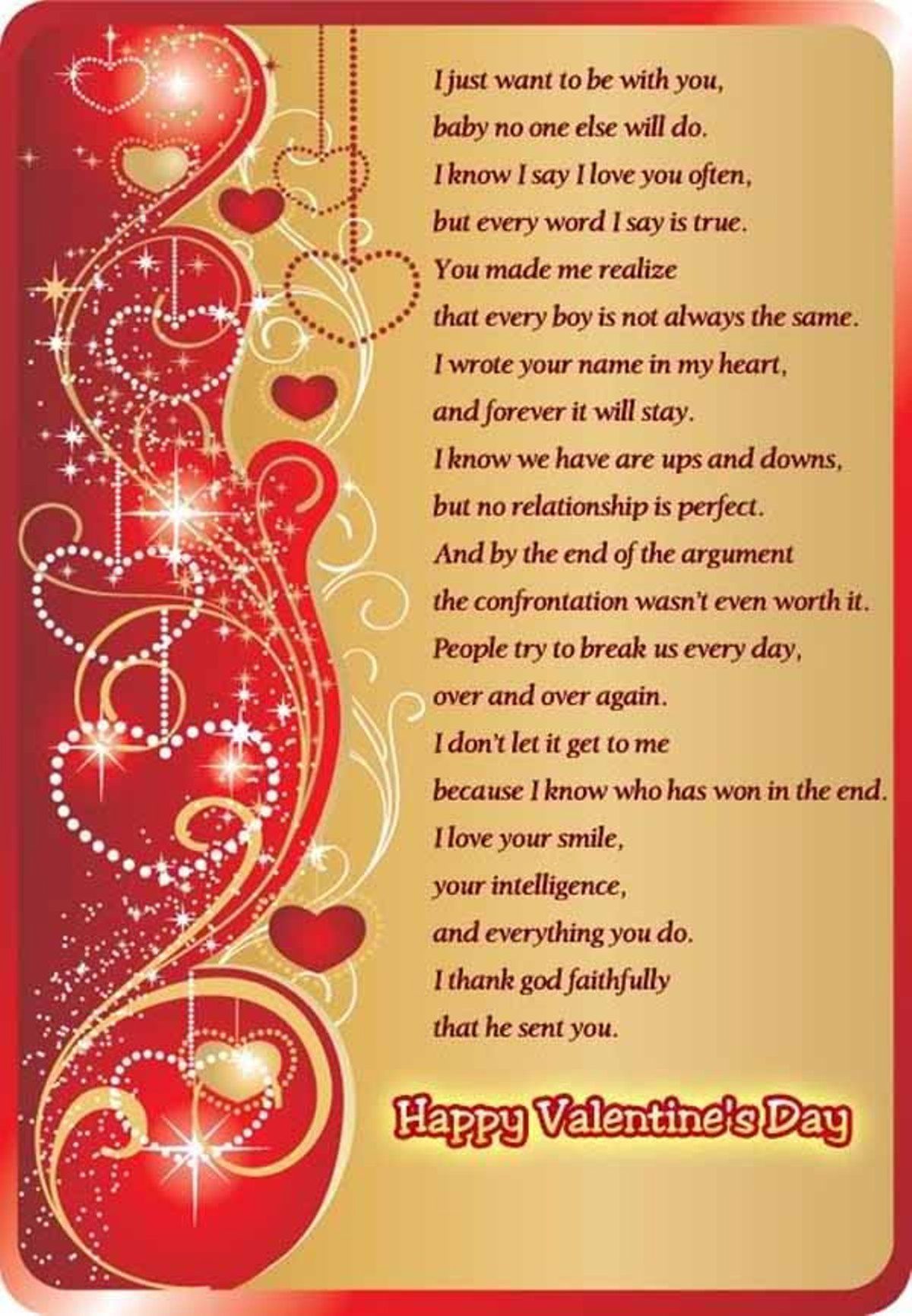 Valentine Poem Picture. Valentine's day quotes, Valentine quotes, Valentines poems