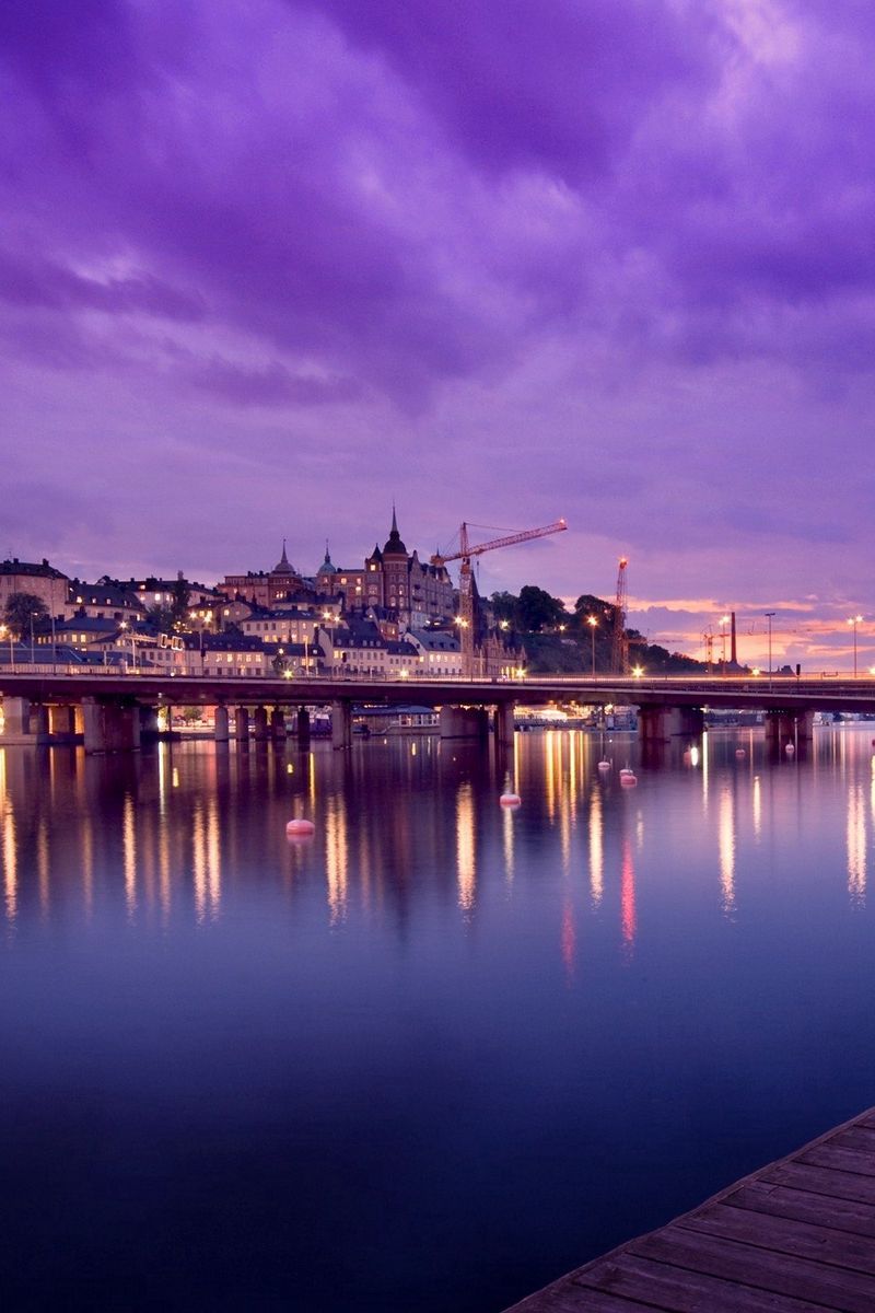 Download Stockholm Winter iPhone Wallpaper